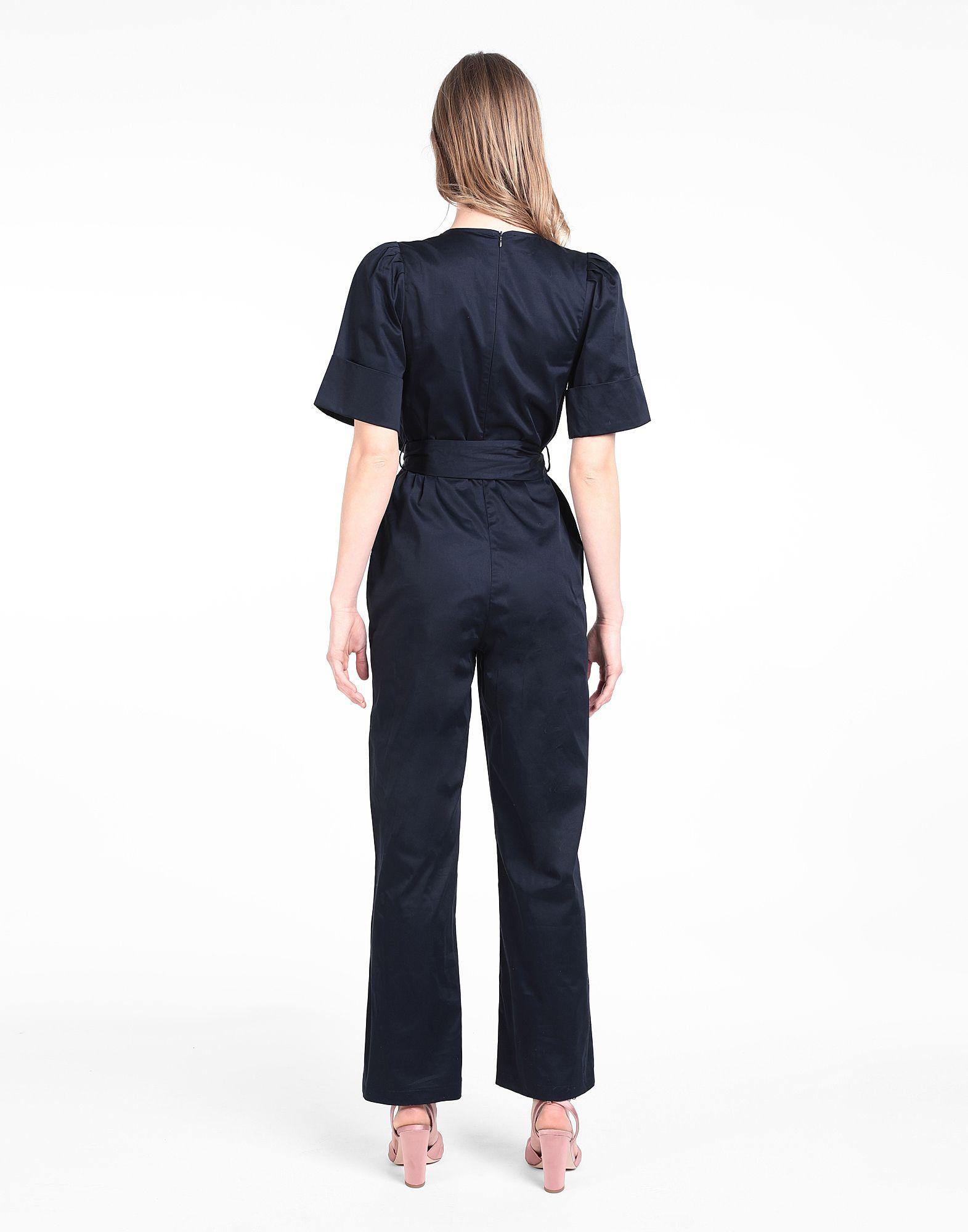 8 by YOOX Cotton Jumpsuit in Dark Blue (Blue) Lyst