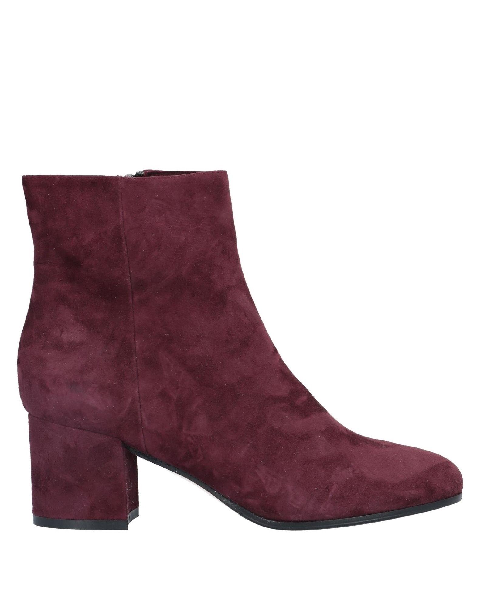 The Seller Leather Ankle Boots in Deep Purple (Purple) - Lyst