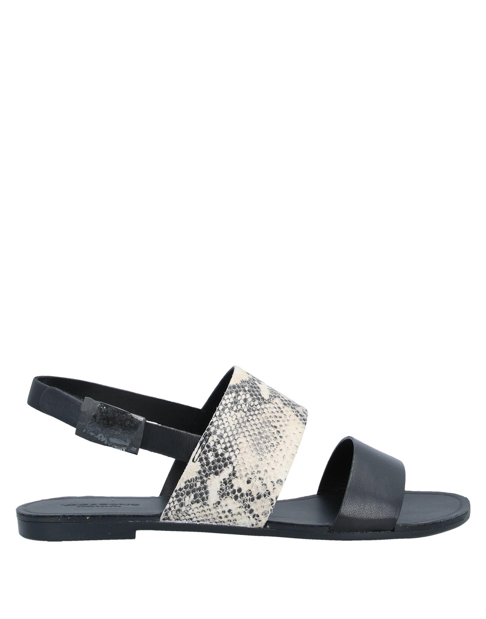 vagabond black sandals