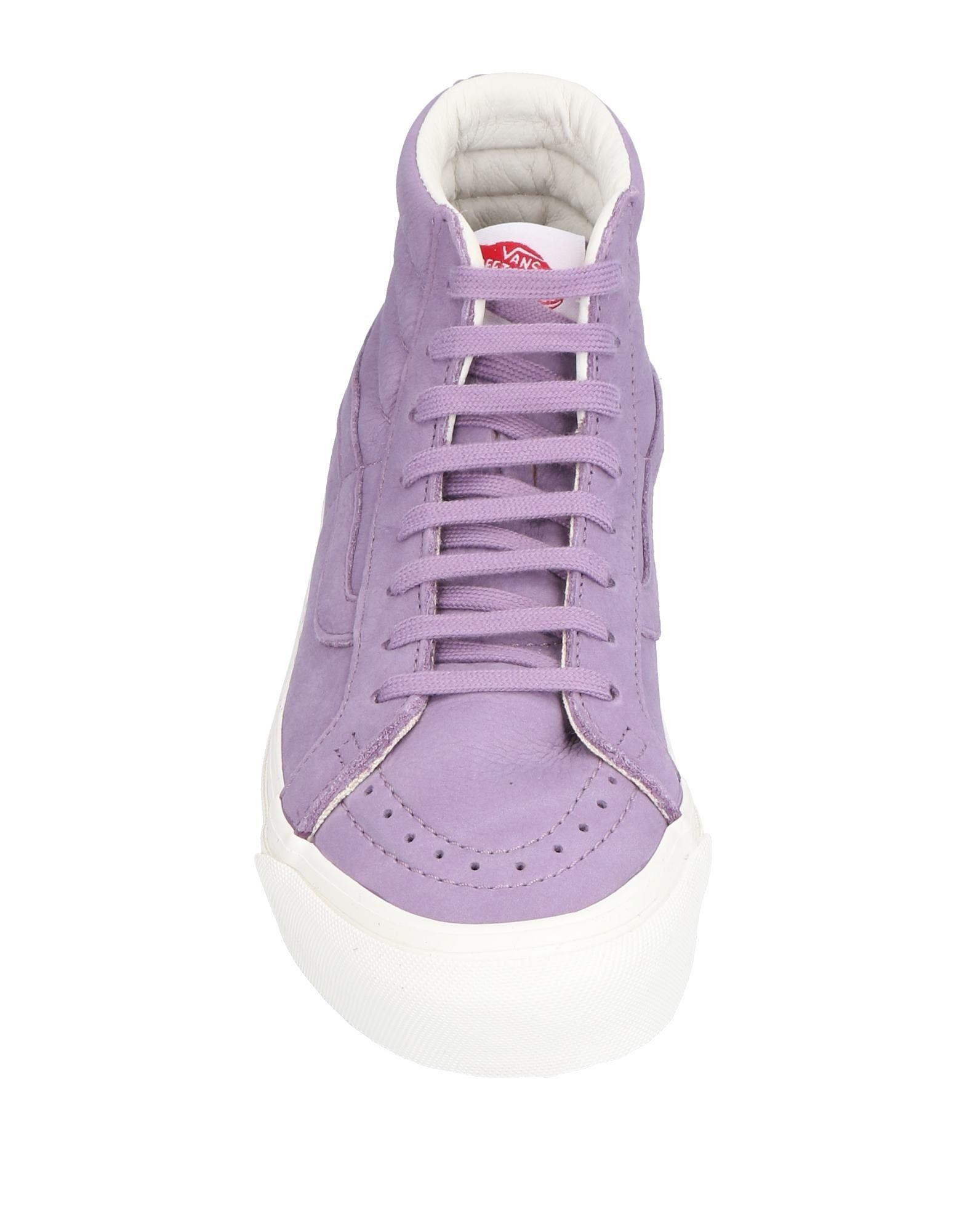lilac vans high tops