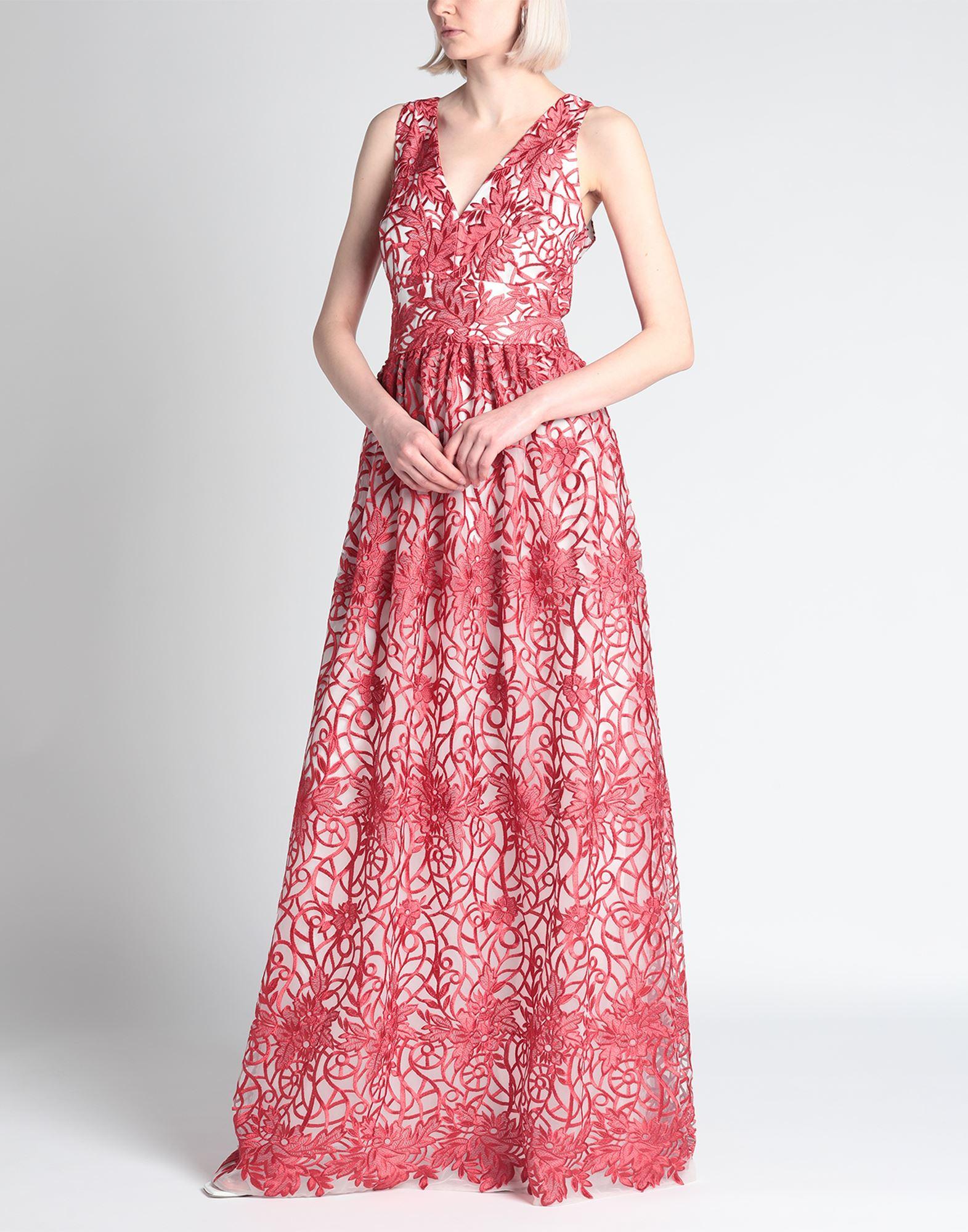David Meister Long Dress in Pink Lyst
