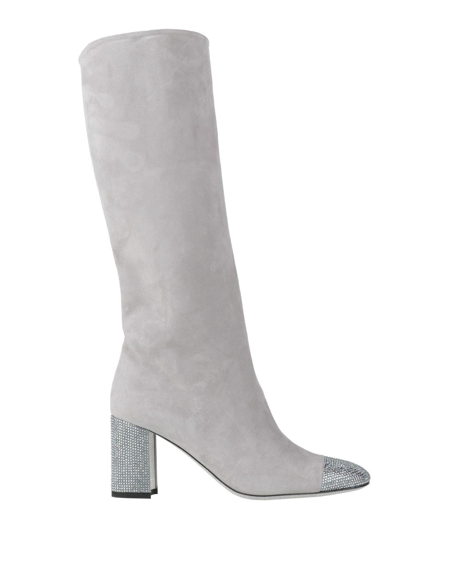 ブーツその他 Rene Caovilla High-Leg Knitted Boots With Rhinestone René Caovilla High-Leg Knitted With Rhinestone Detailing