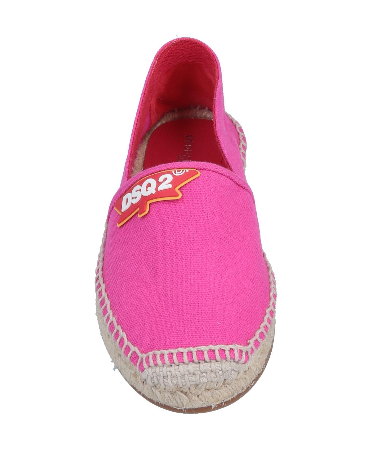 DSquared² Canvas Espadrilles in Fuchsia (Purple) Lyst