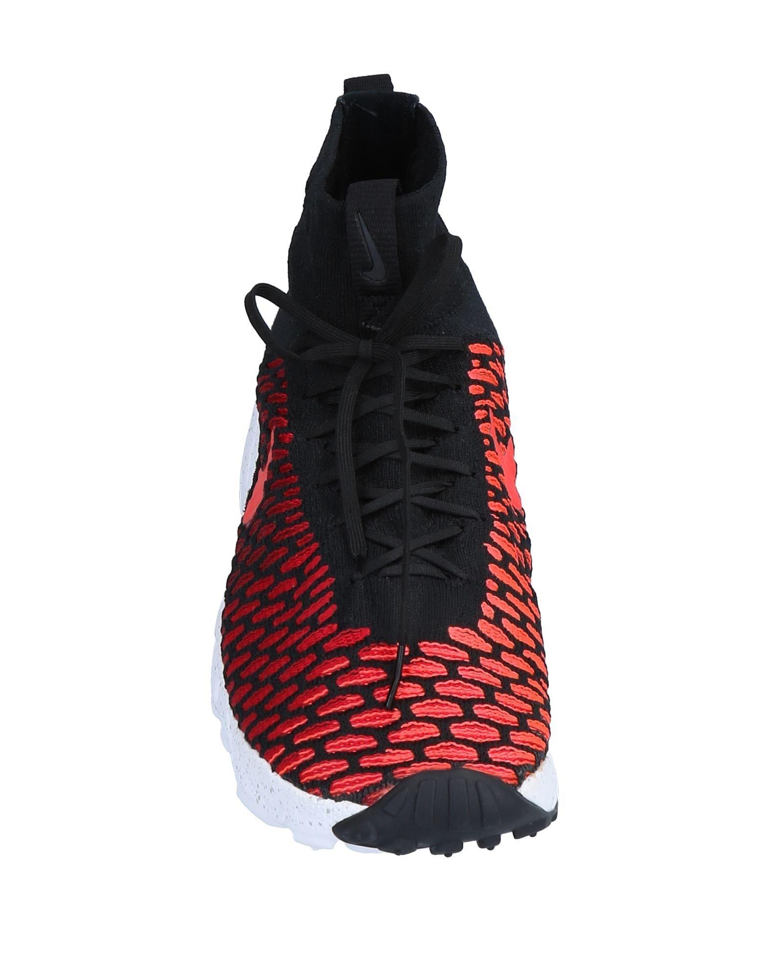 red high top nike sneakers
