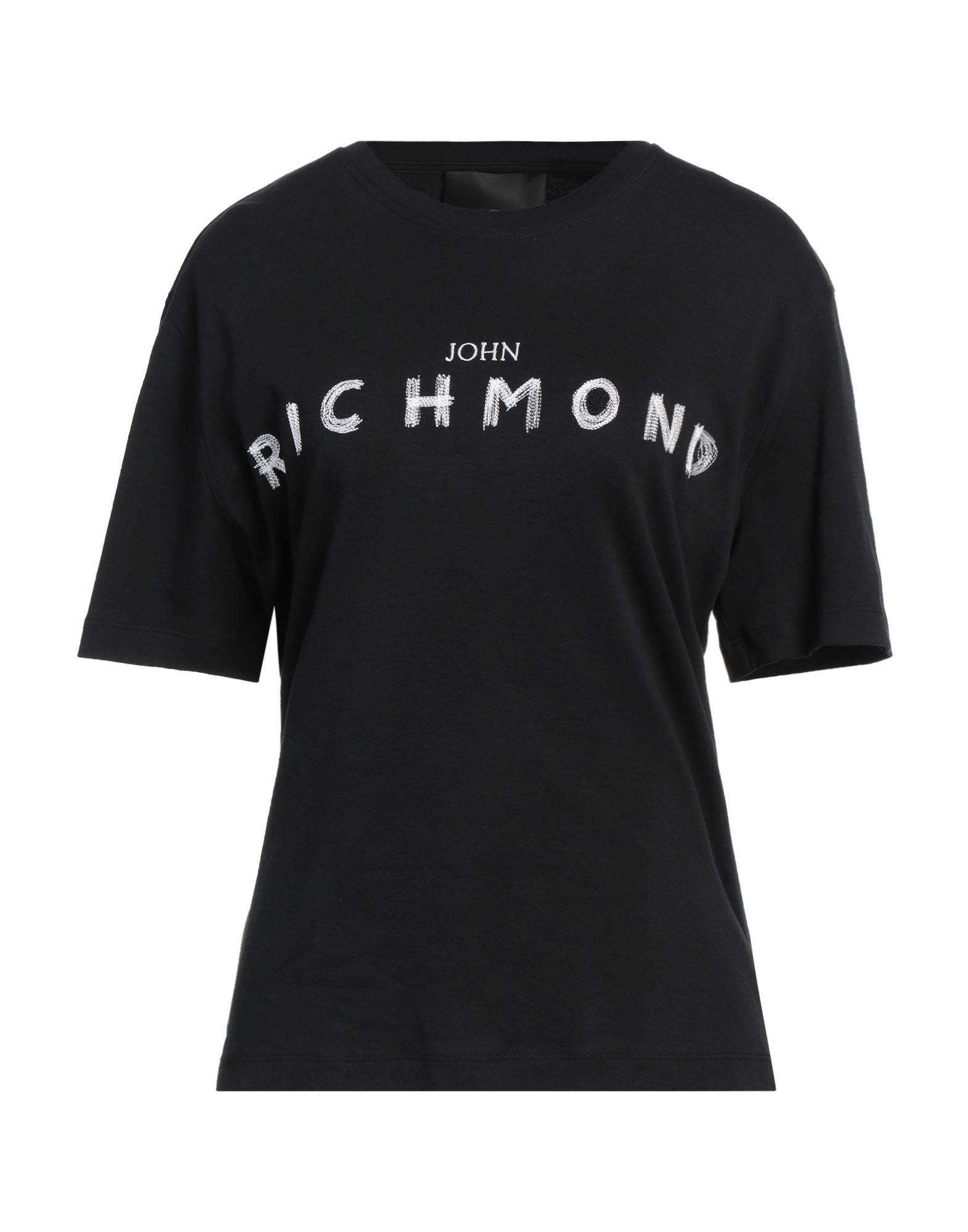 JOHN RICHMOND 売れ筋商品|||ジョン リッチモンド Tシャツ トップス レディース Tops Black 楽天市場】Richmond リッチモンド（Tシャツ・カットソー