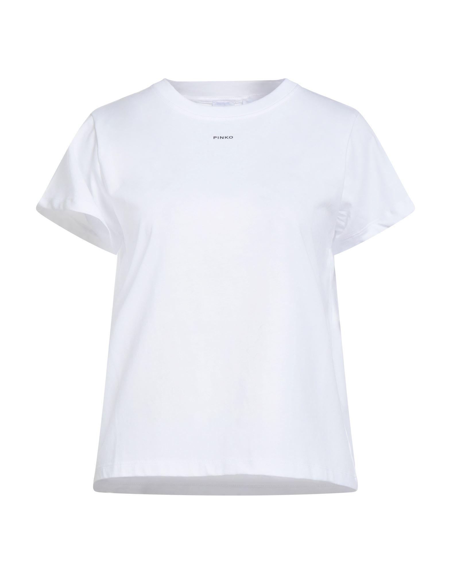 PINKO 売れ筋商品|||ピンコ Tシャツ トップス レディース T-shirts White T-shirt with PINKO logo and birds PINKO → Shop Online