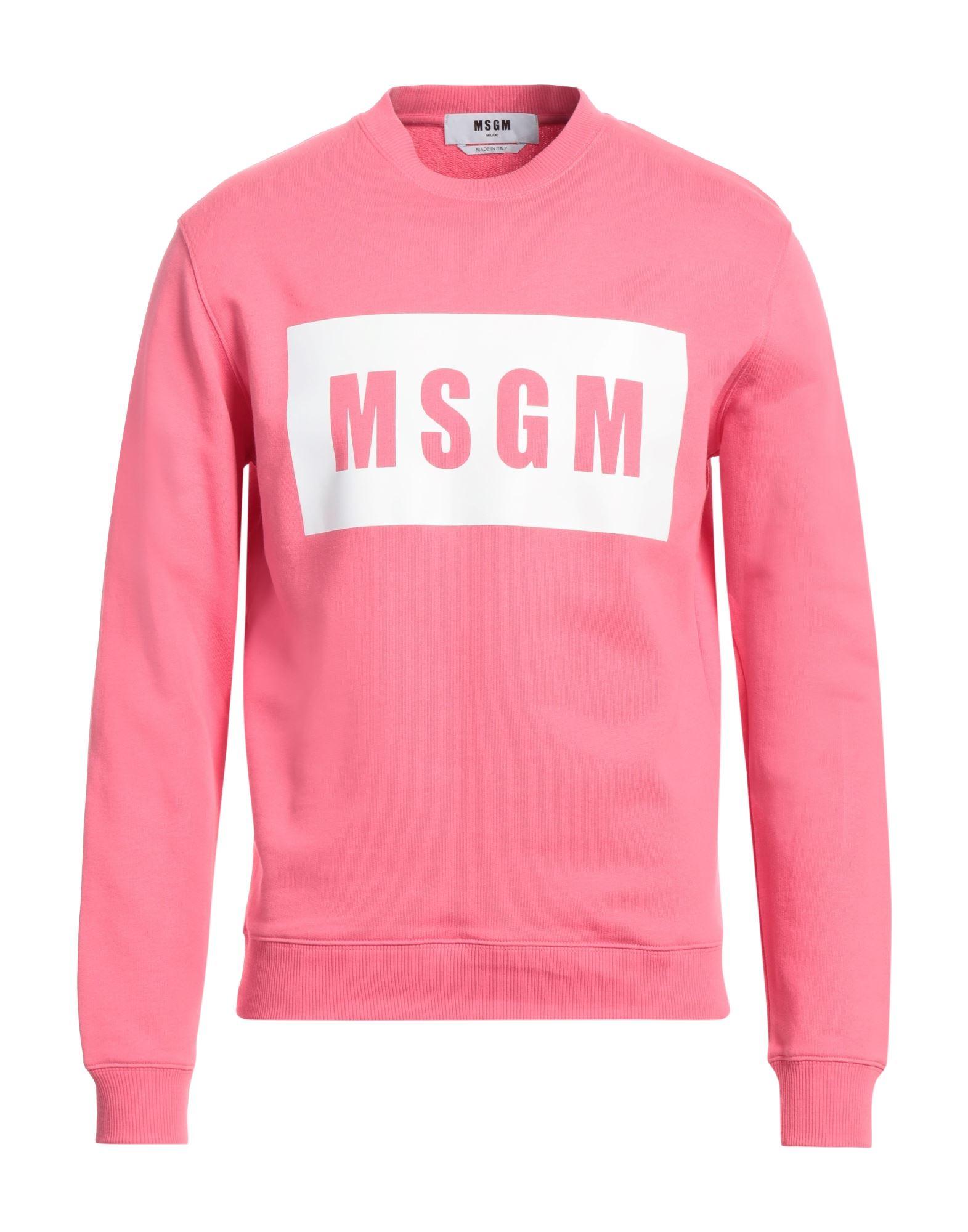 MSGM Sweatshirt in Pink for Men | Lyst