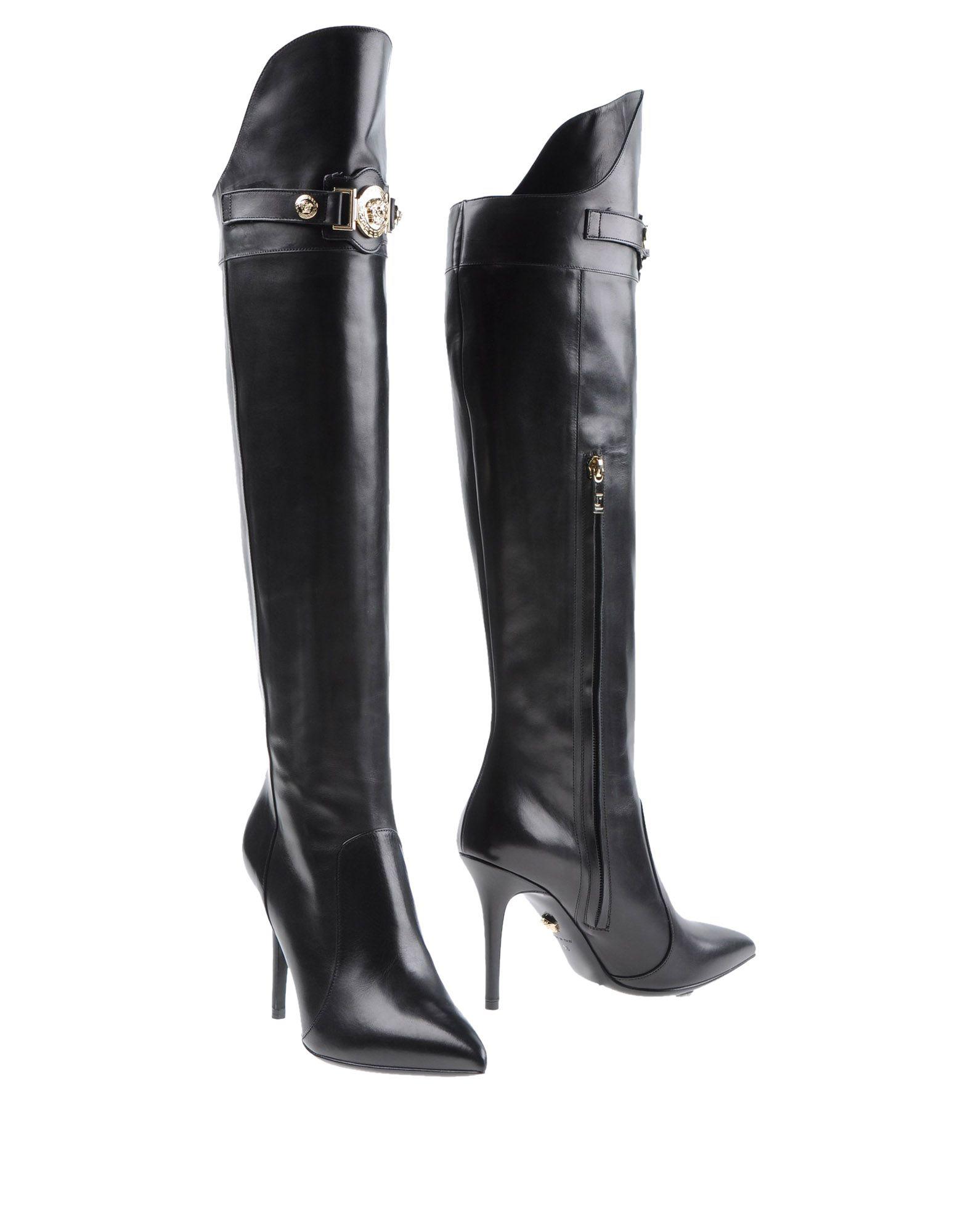 versace high boots