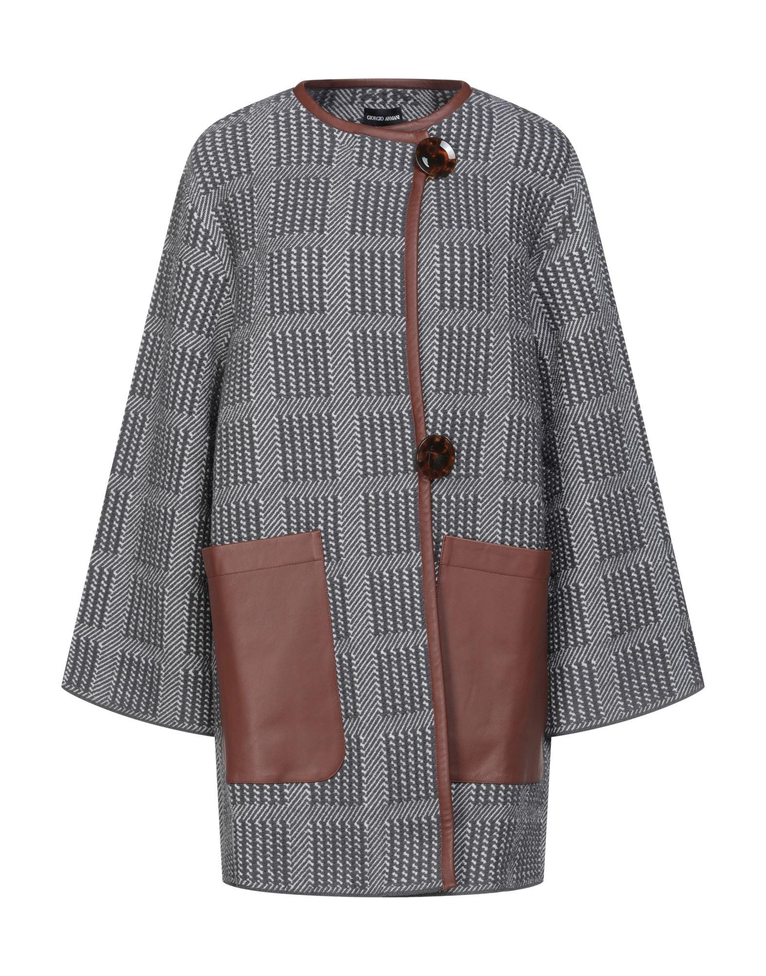 armani grey coat