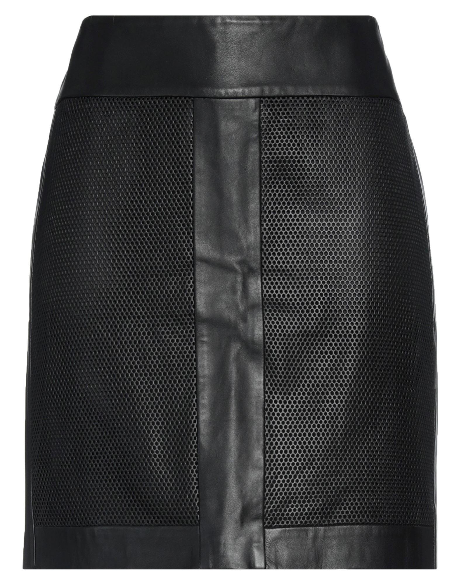 Hugo buscati leather mini skirt deals