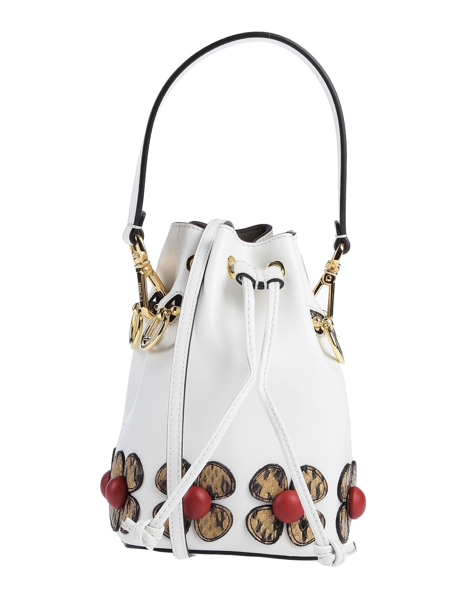 Fendi Leather Crossbody Bag in Ivory (White) Lyst