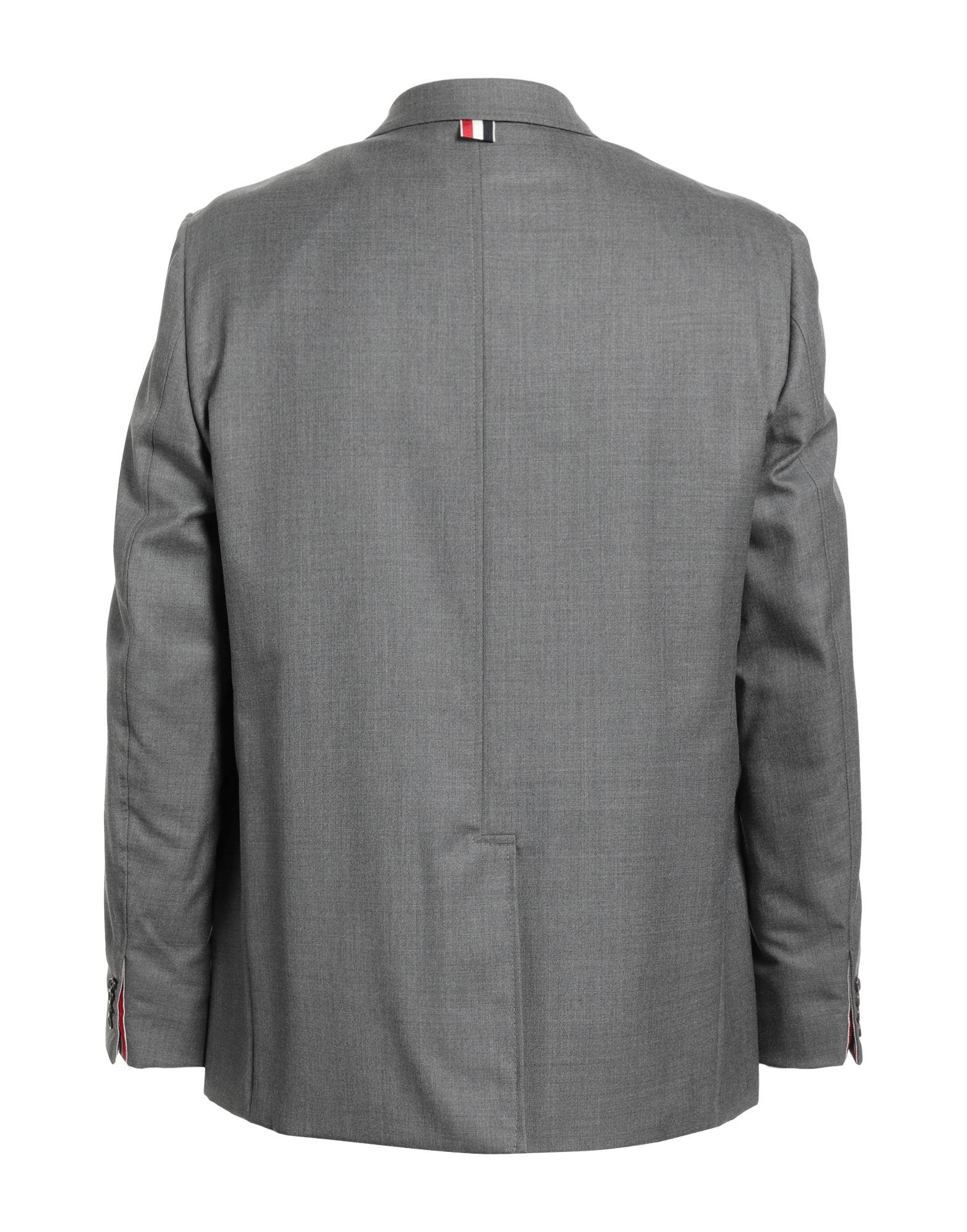 VIP【関税送料無料】希少 THOM BROWNE GREY WOOL BLAZER Thom Browne Blazer Jacket | italist