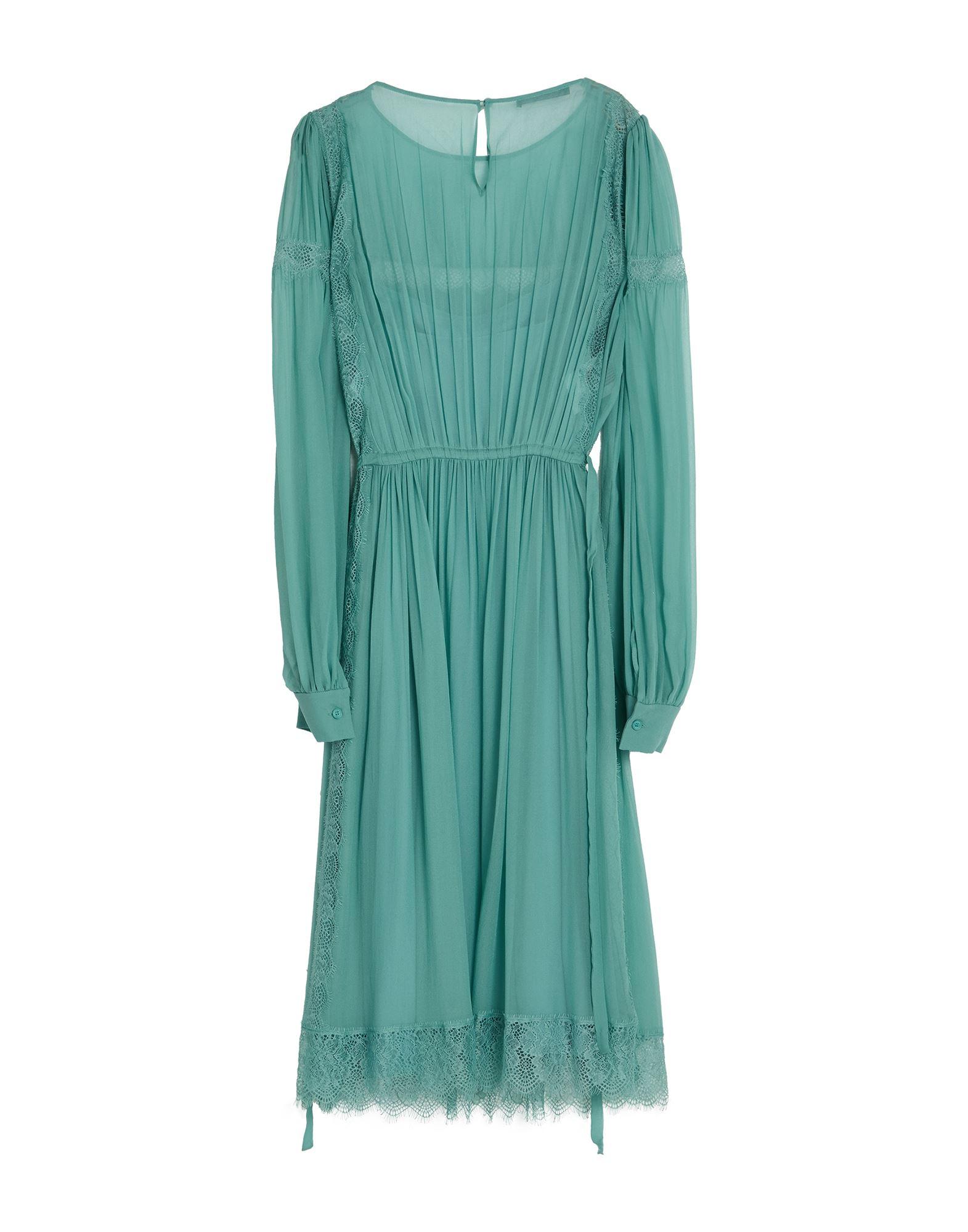 ワンピース A FERRETTI TEAL GREEN SILK DRESS Green Alberta Ferretti Dresses for Women | Lyst