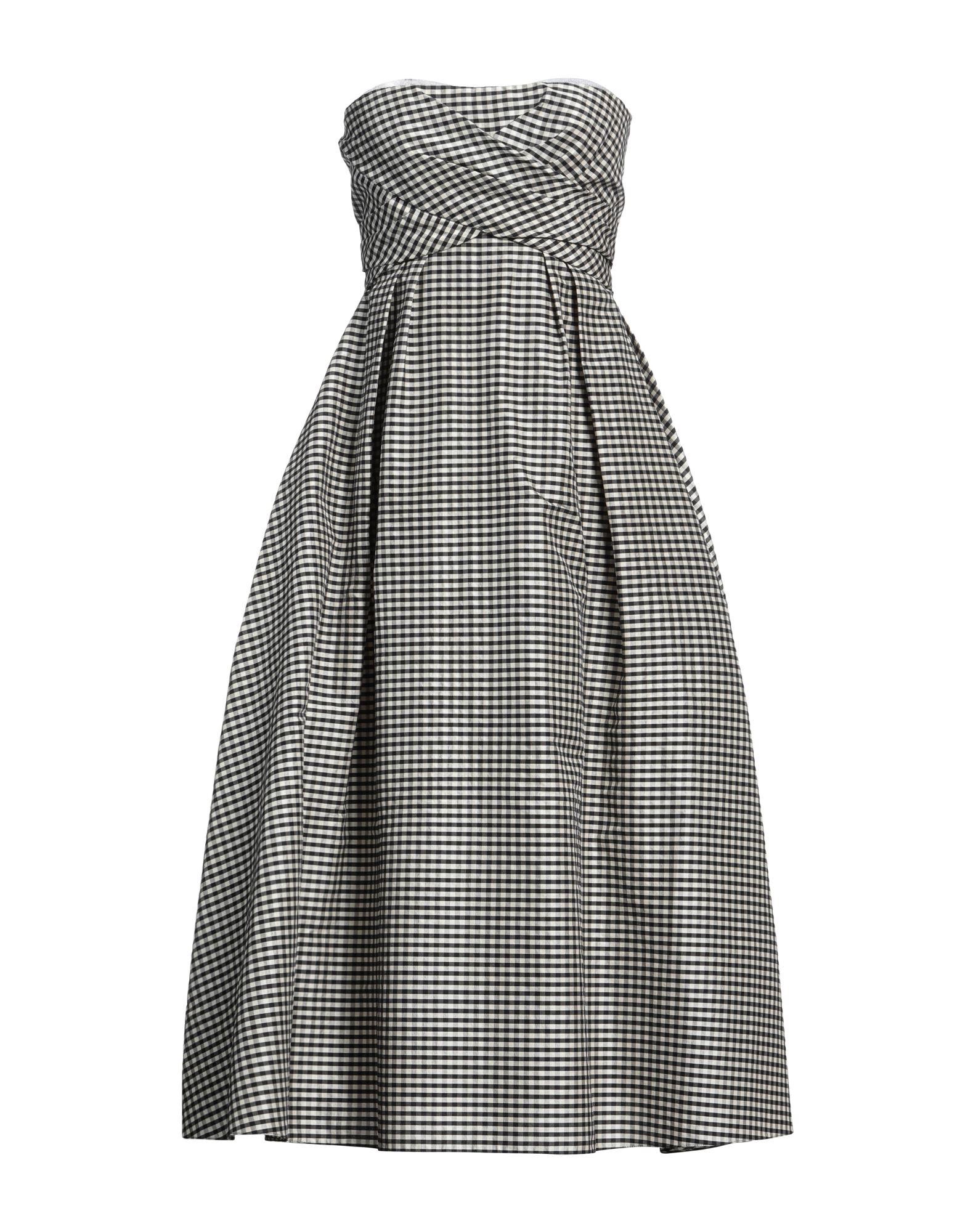 Dior Midi Dress Silk, Cotton, Polyamide in Gray | Lyst