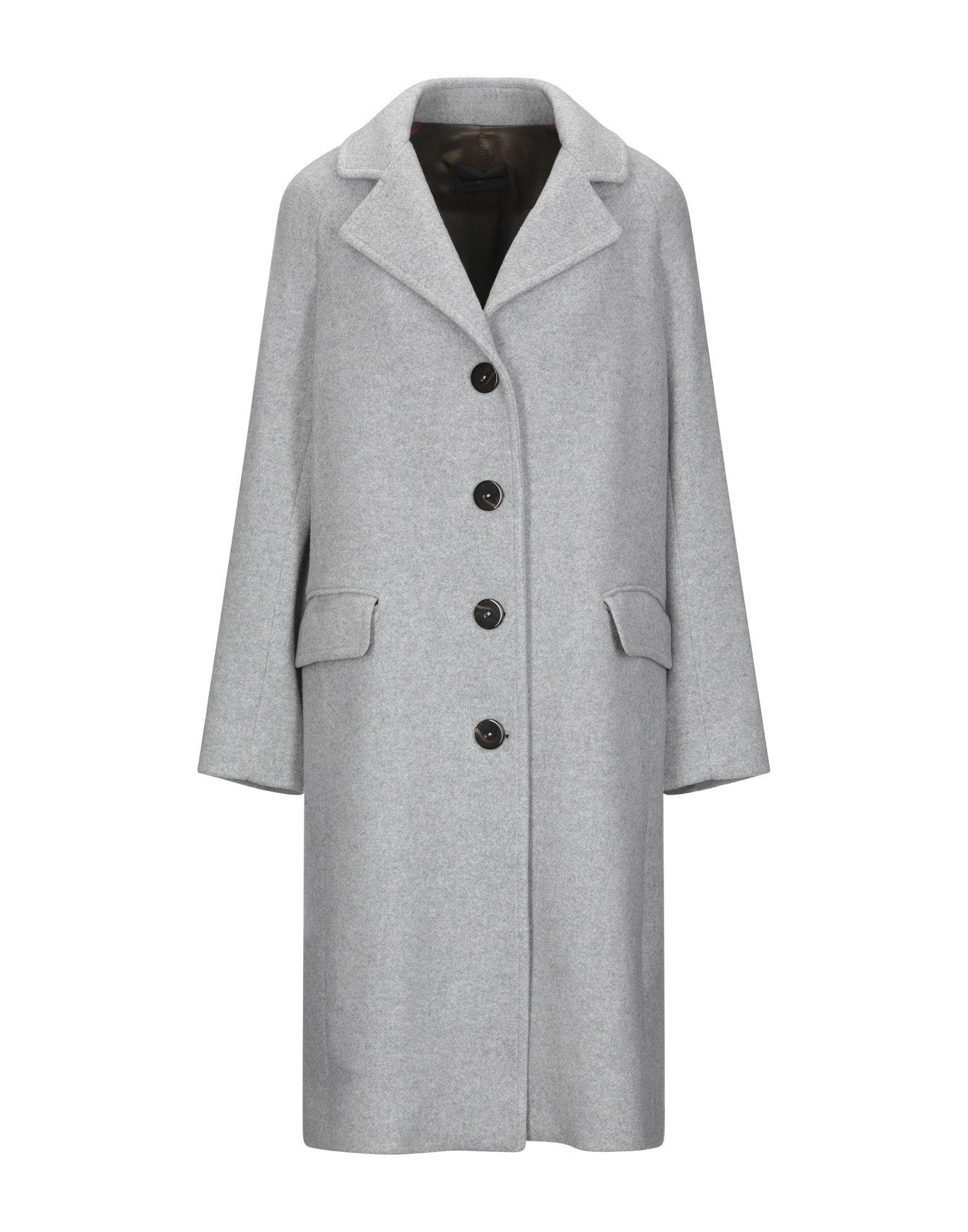 Paltò Synthetic Coat in Light Grey (Gray) - Lyst