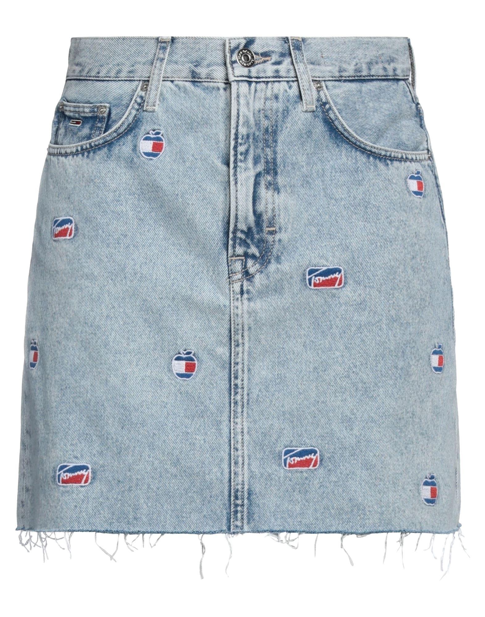 Tommy jeans embroidered 2024 denim mini skirt