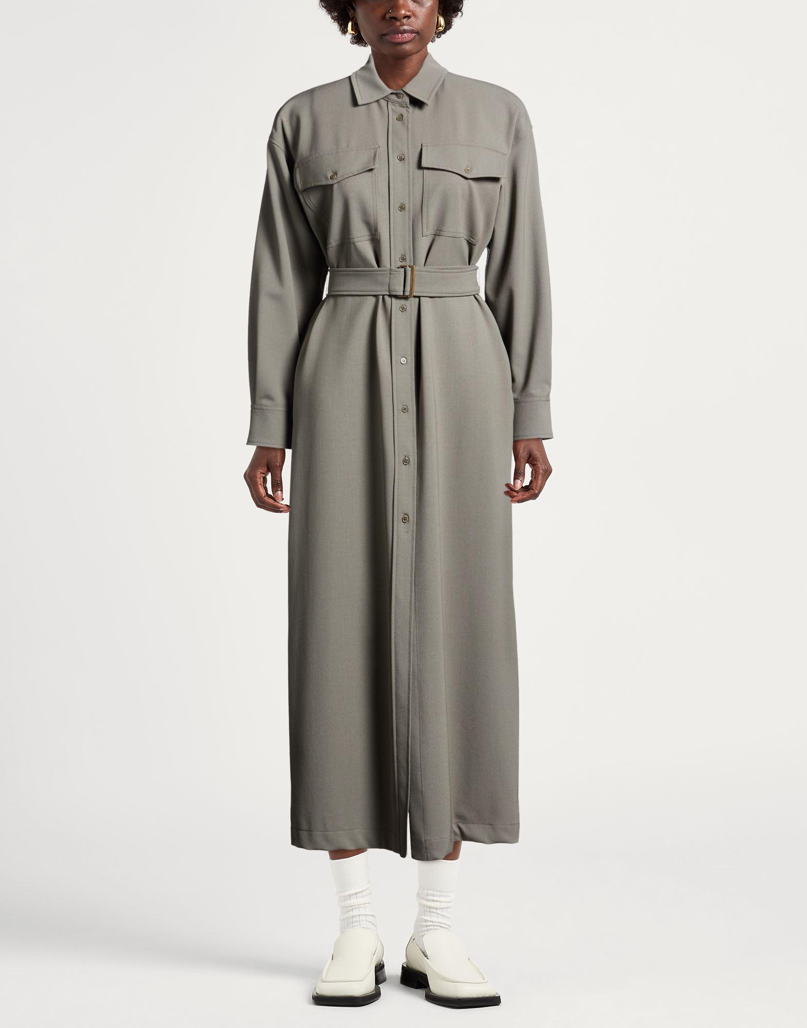 max mara weekend shirt dress Weekend Max Mara | Woman - Printed silk shirt dress - Light Blue