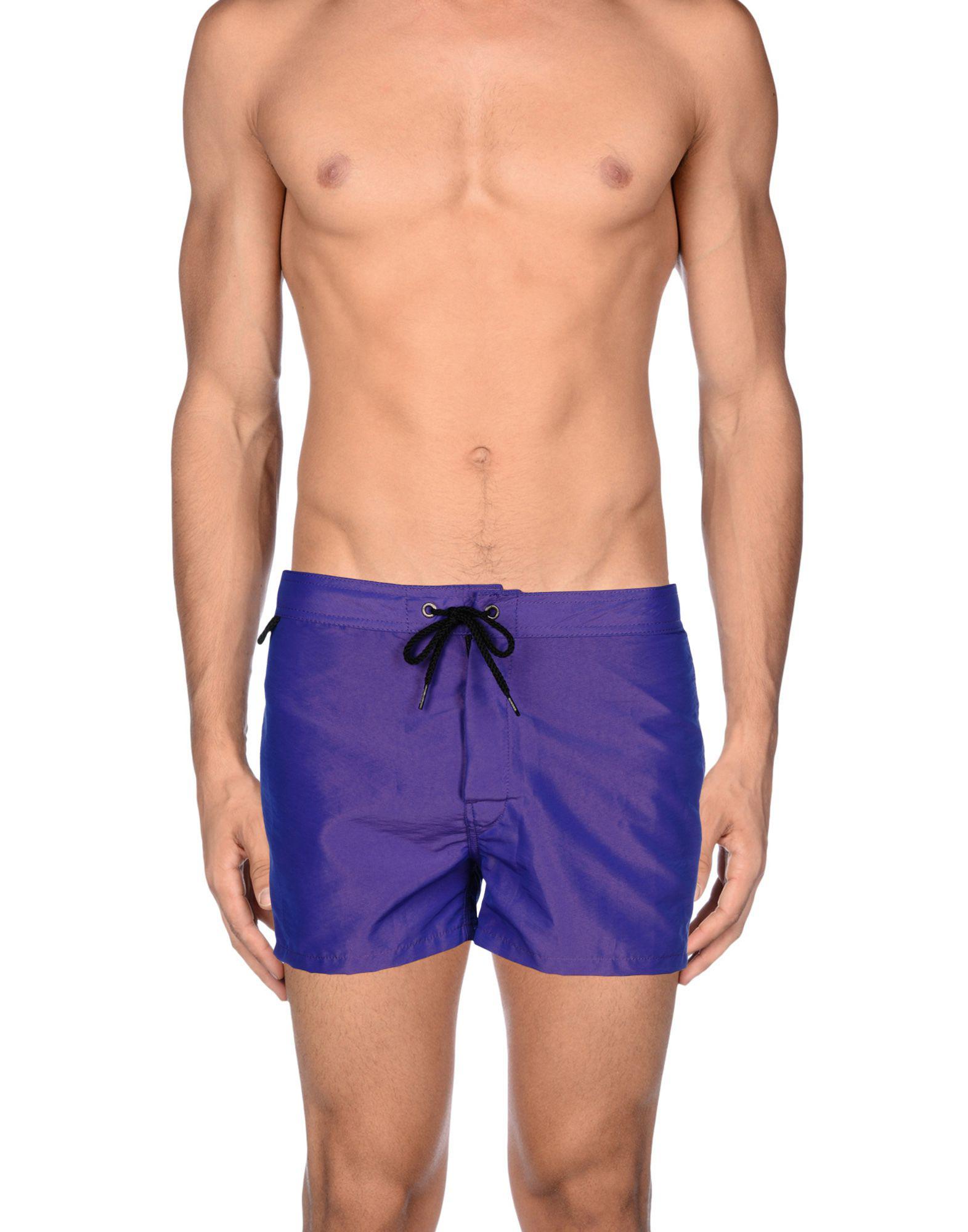 Sundek Synthetic Swimming Trunk in Purple for Men - Lyst