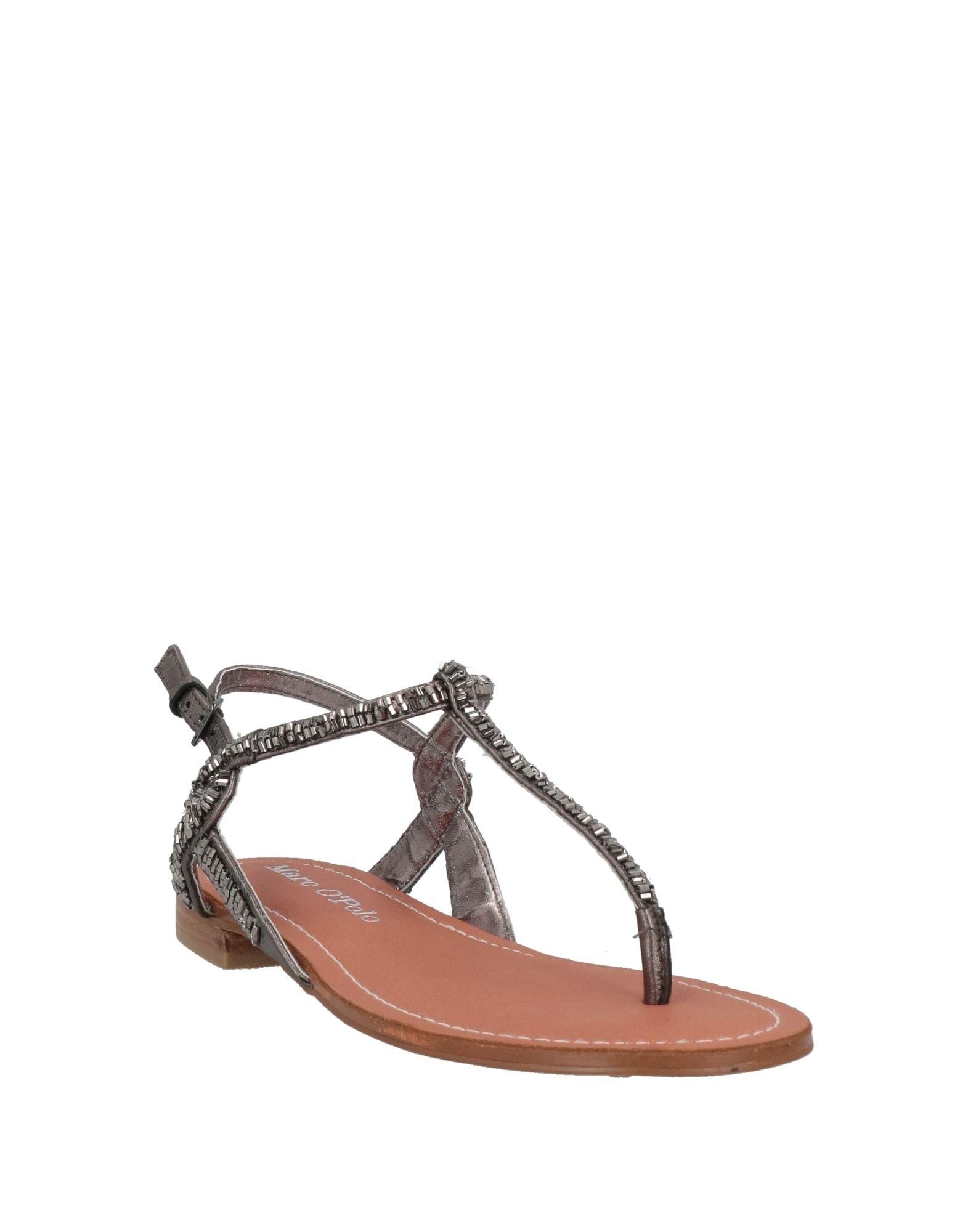 Marc O' Polo Toe Strap Sandals in Brown | Lyst