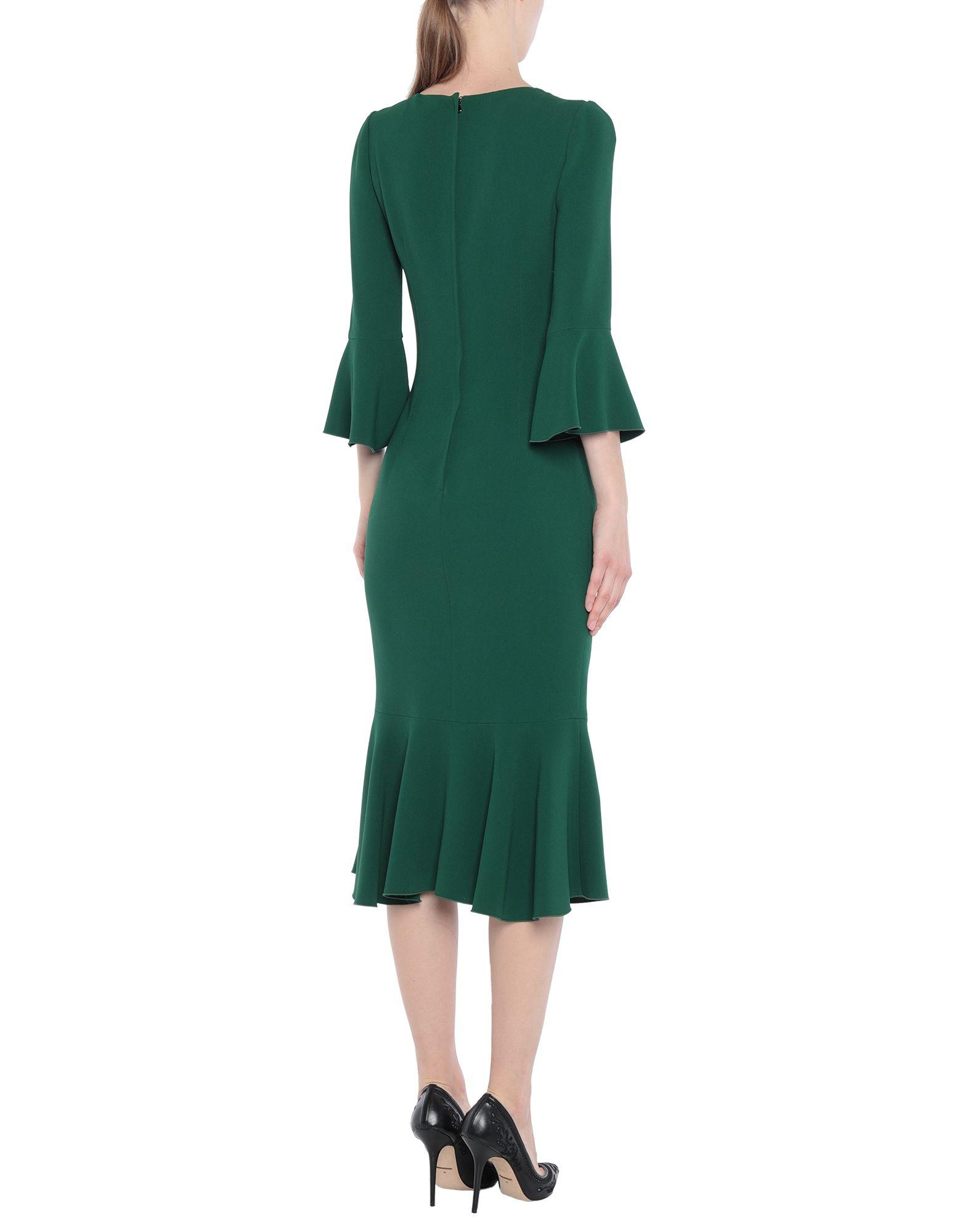 dolce and gabbana dress green