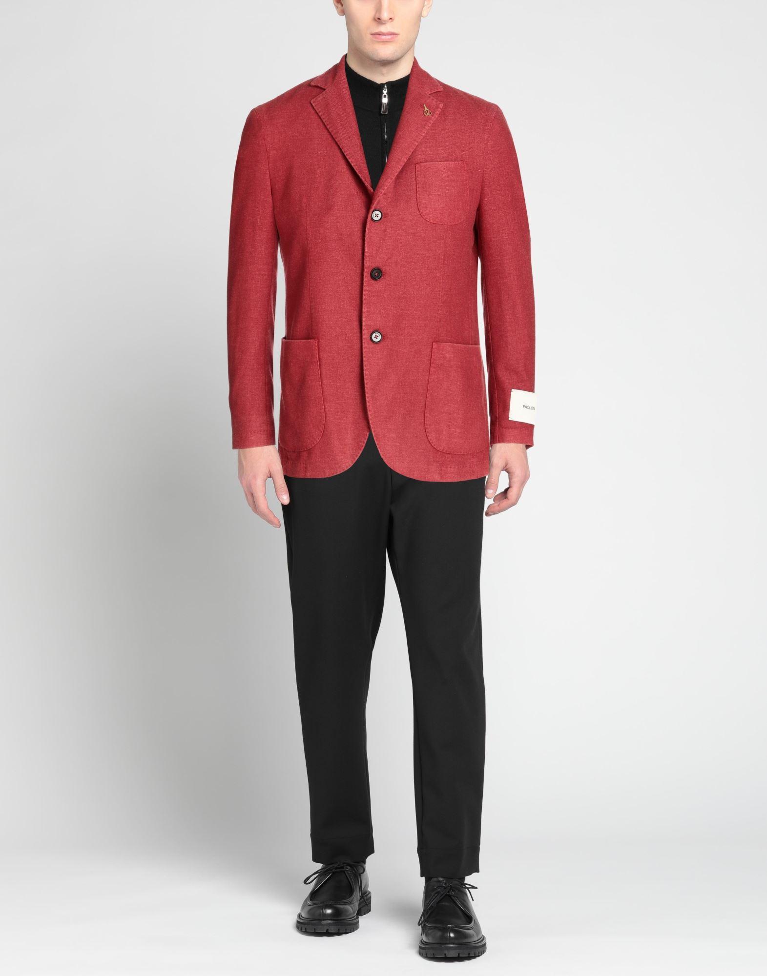 Brick red blazer online