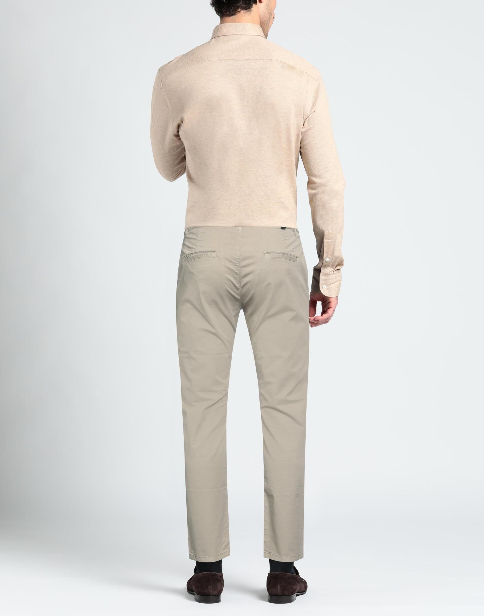 Grey Daniele Alessandrini Pants in Natural for Men | Lyst