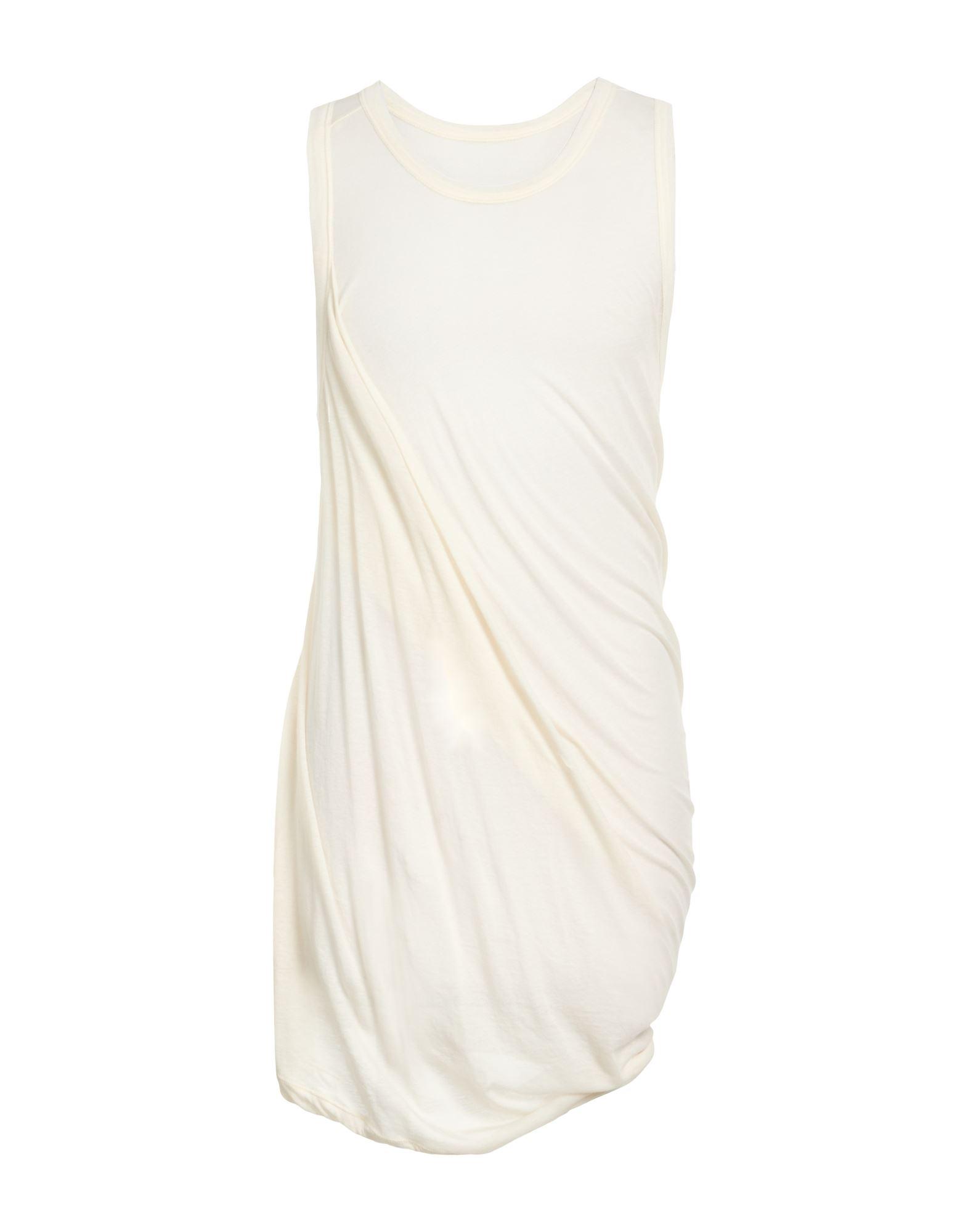 Rick Owens Cream Tank Top Cotton in White for Men | Lyst UK