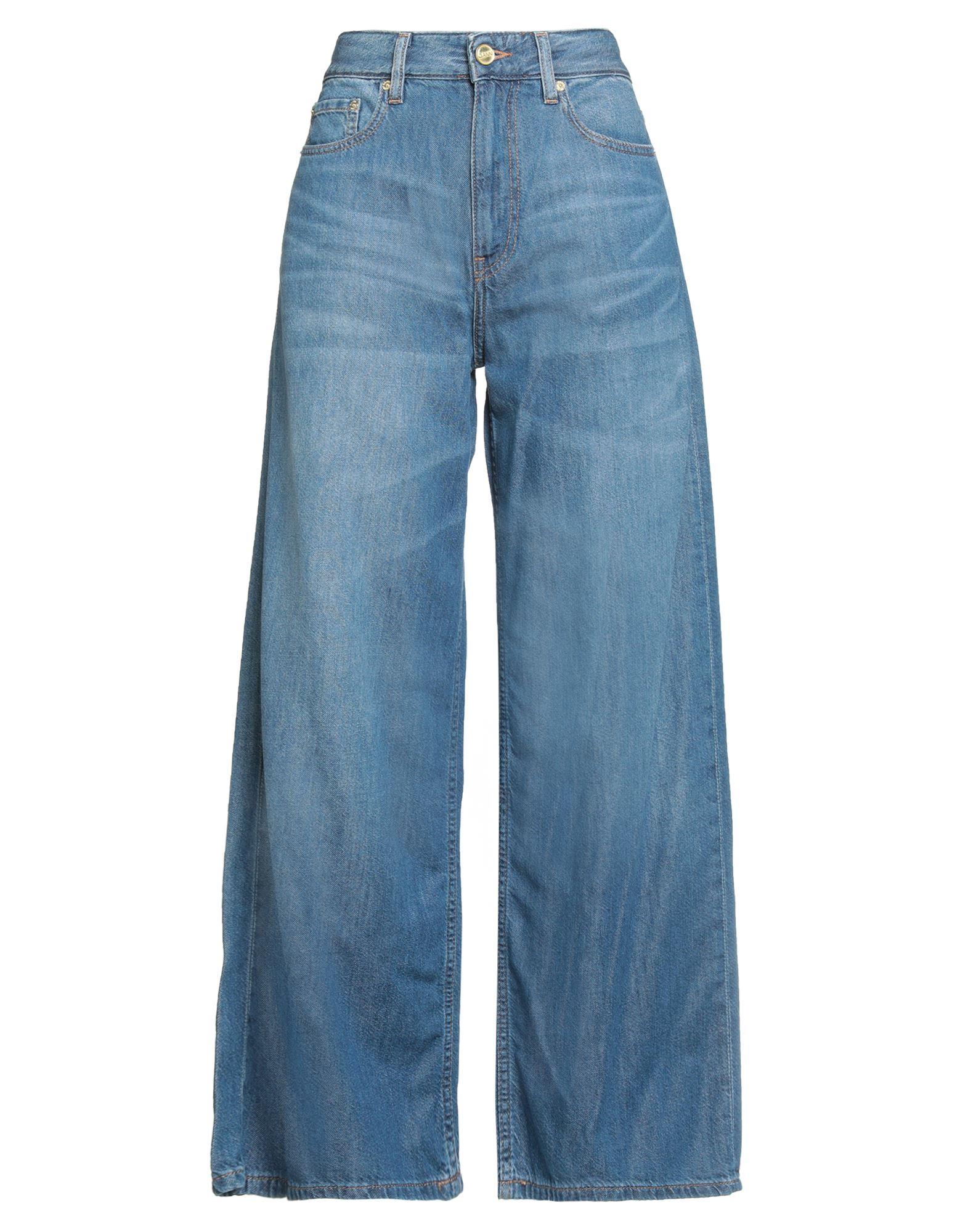 【関税＆送料込み】Ganni Jeans Baggy GANNI Rigid Denim Swigy Jeans in Mid Blue Stone | endource