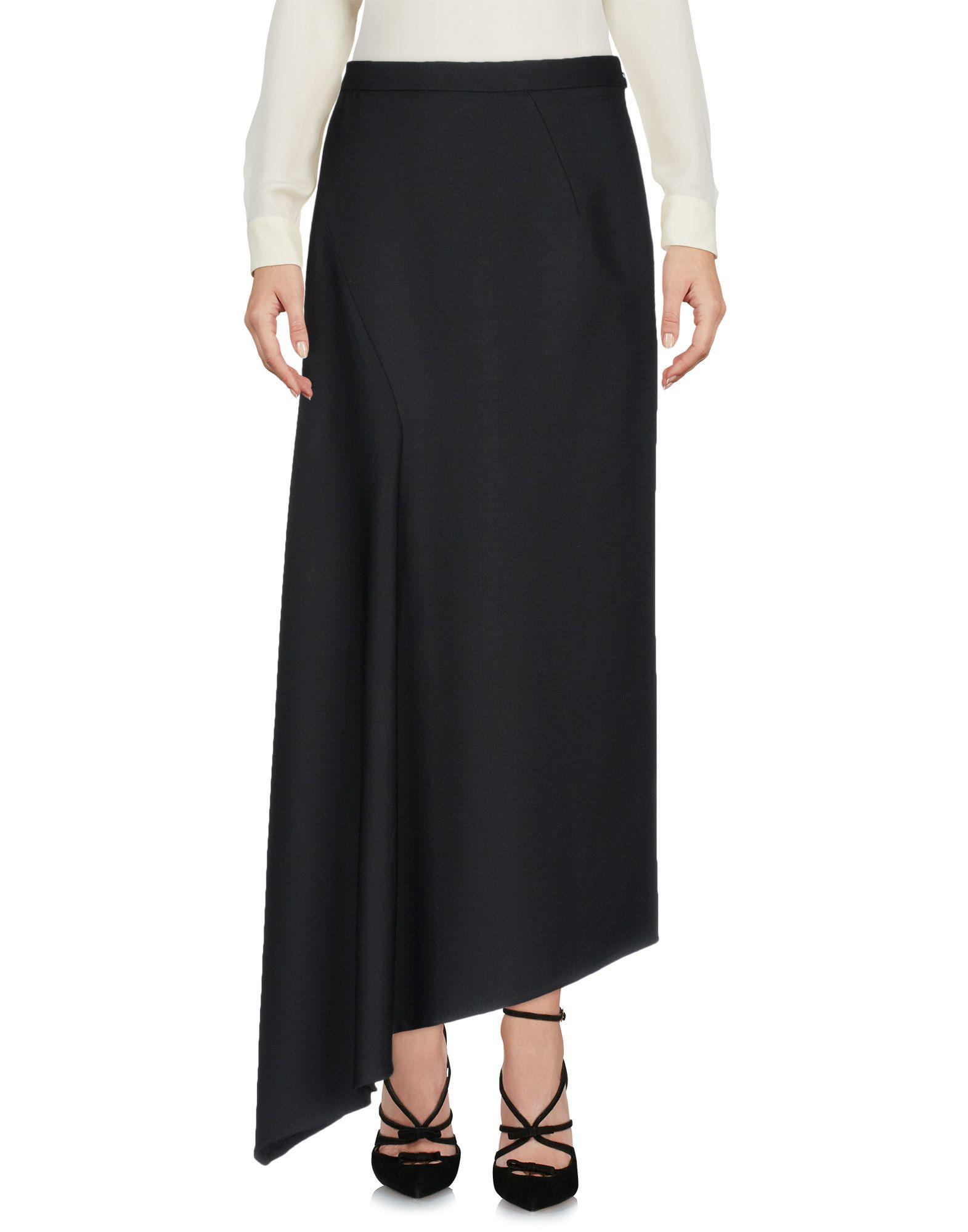 Vilshenko Wool 3/4 Length Skirt in Black - Lyst