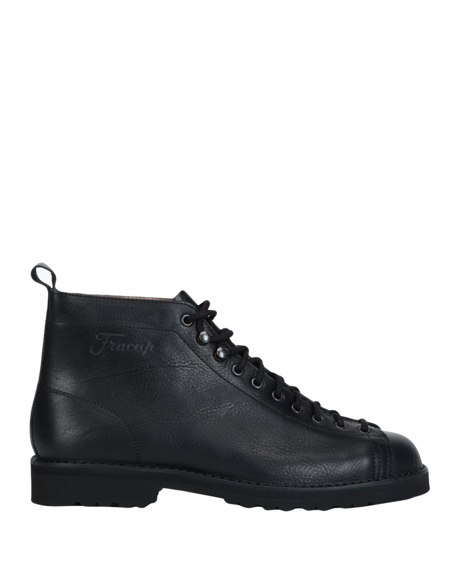 Fracap Leather Ankle Boots in Black for Men - Lyst