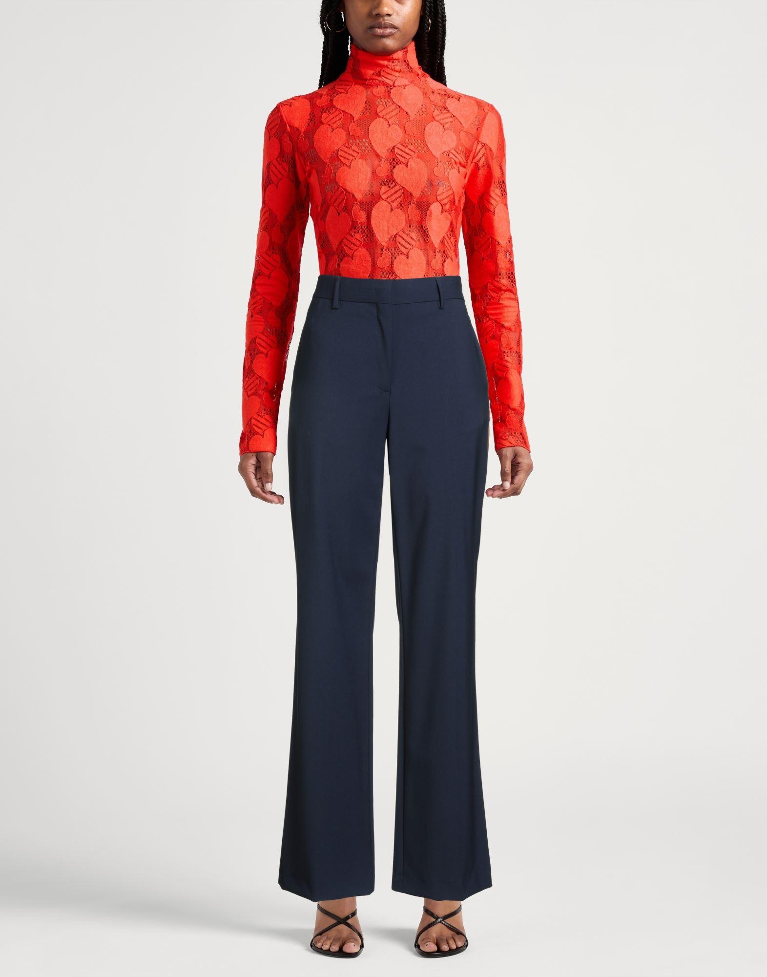 パンツ Msgm High-Waisted Virgin Wool Palazzo Trousers MSGM high-waist Palazzo Pants | Black | FARFETCH