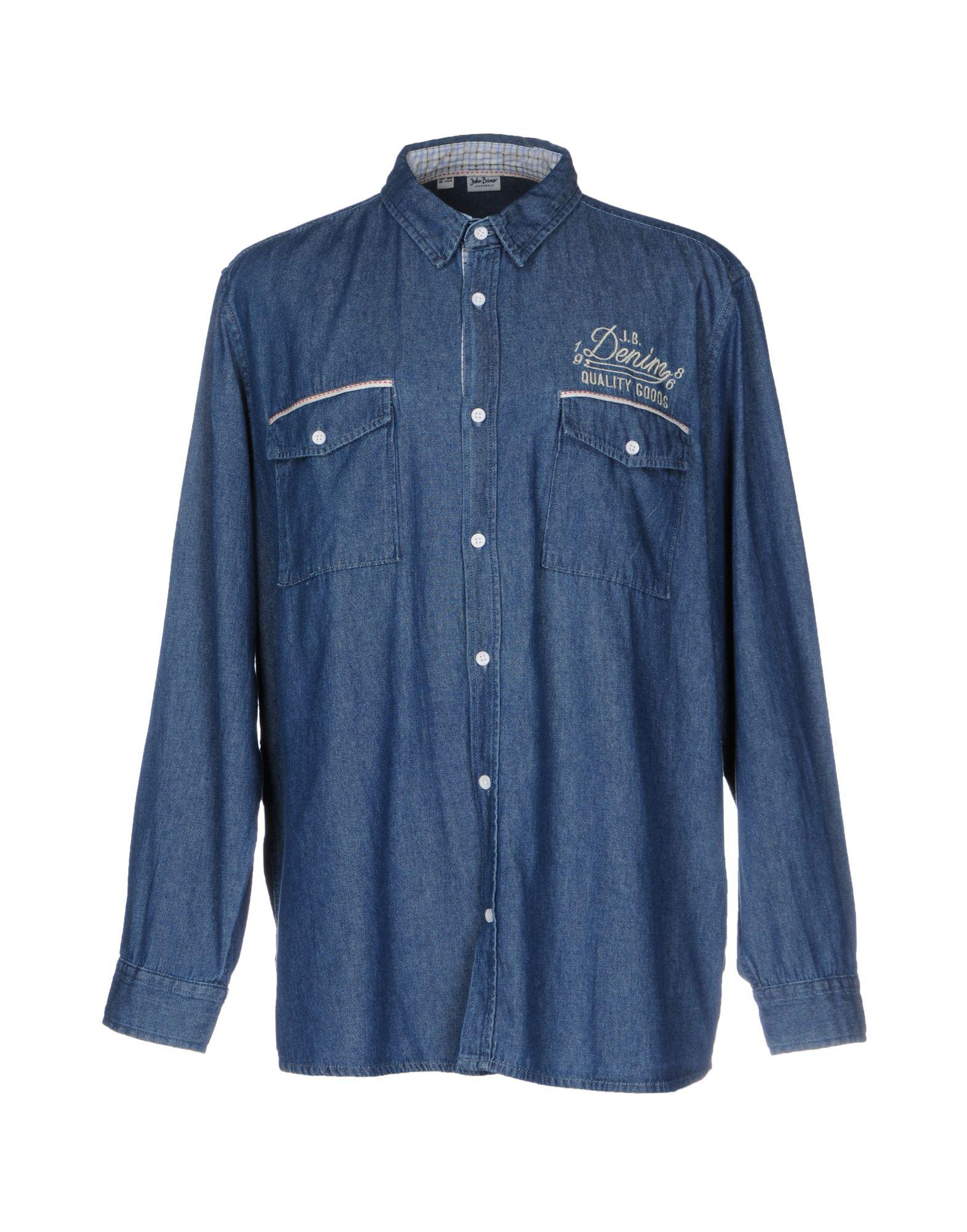 JOHN BANER JEANSWEAR Denim Shirt in Blue for Men | Lyst