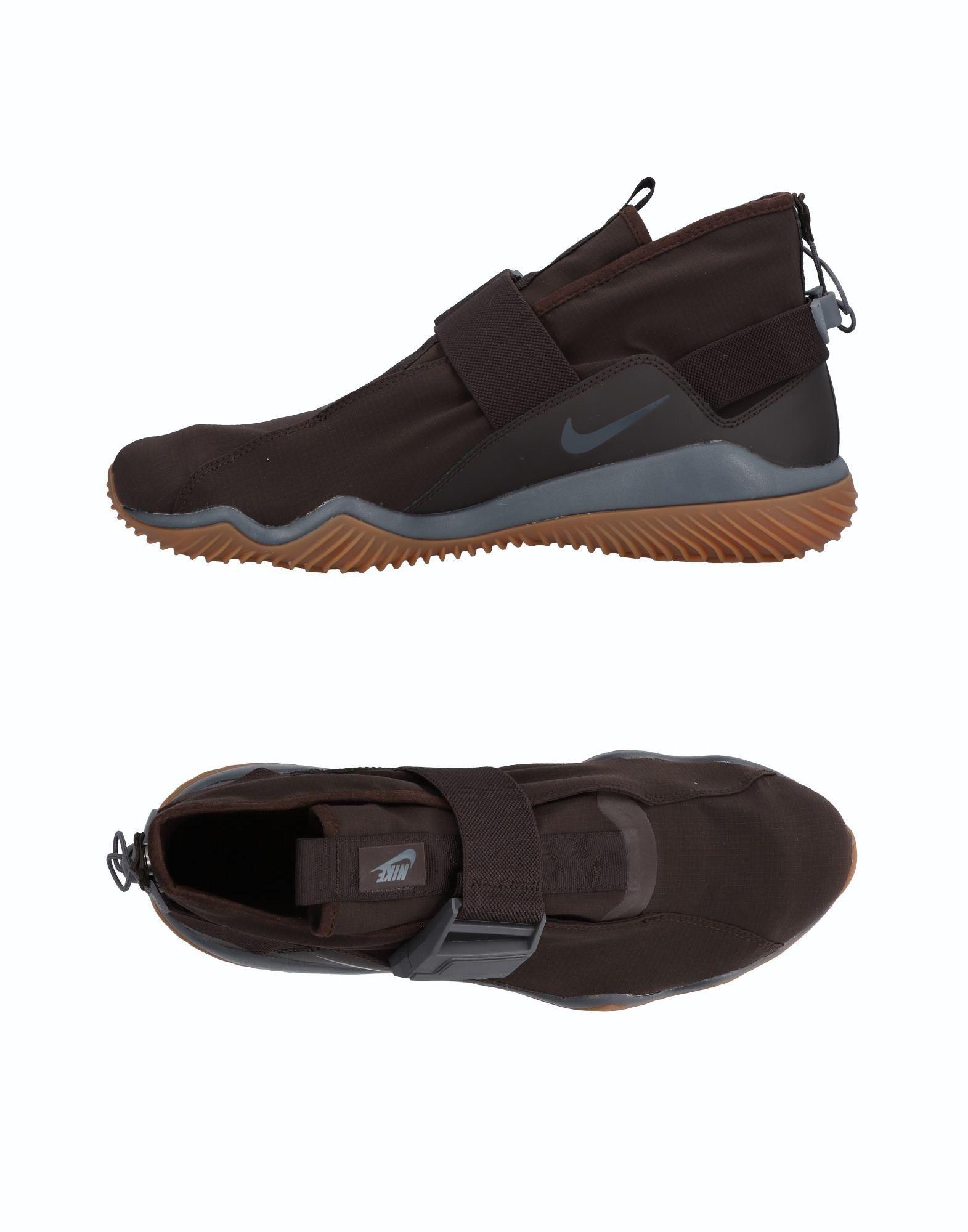 brown nike high tops mens