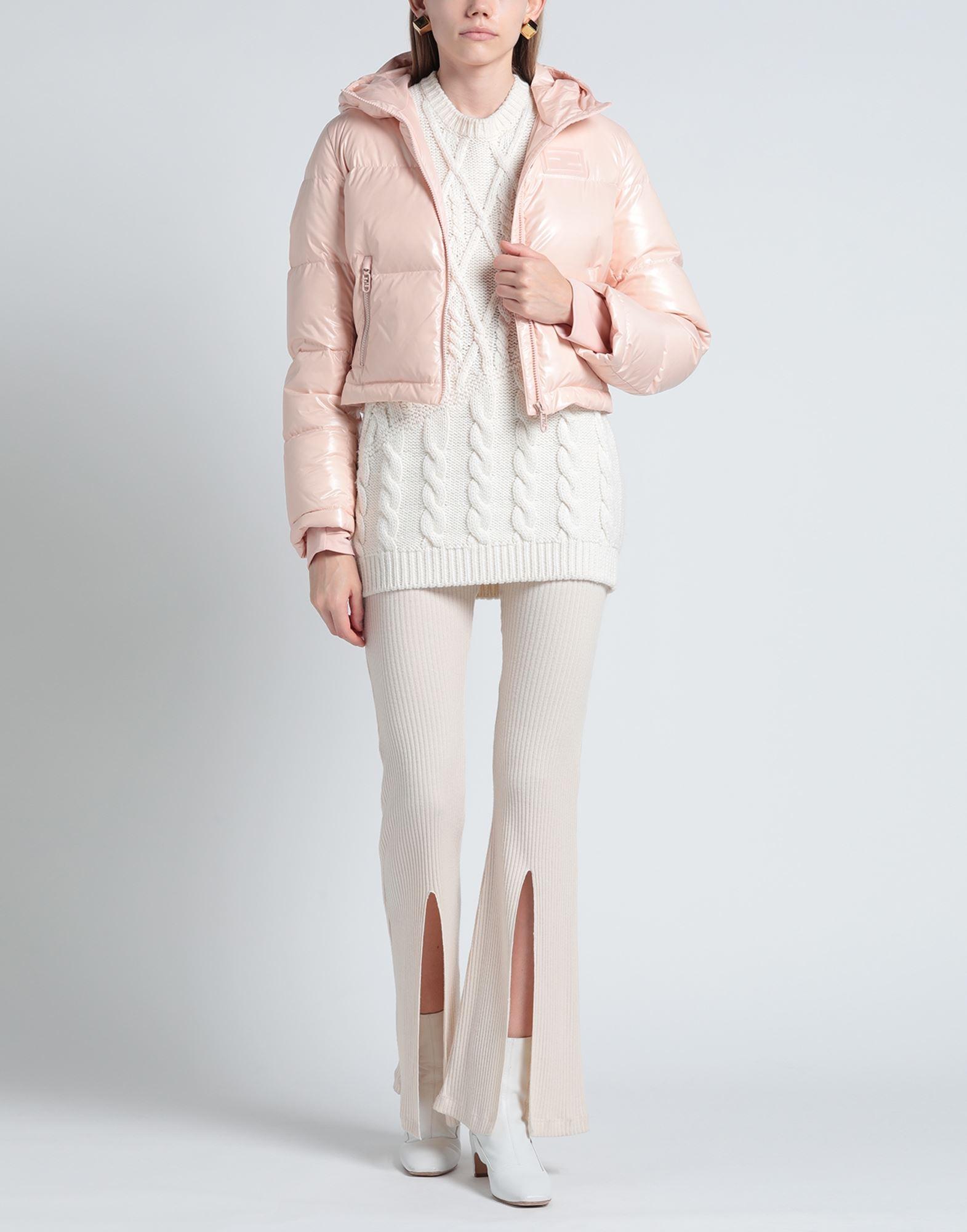 Fendi puffer jacket hotsell women's pink