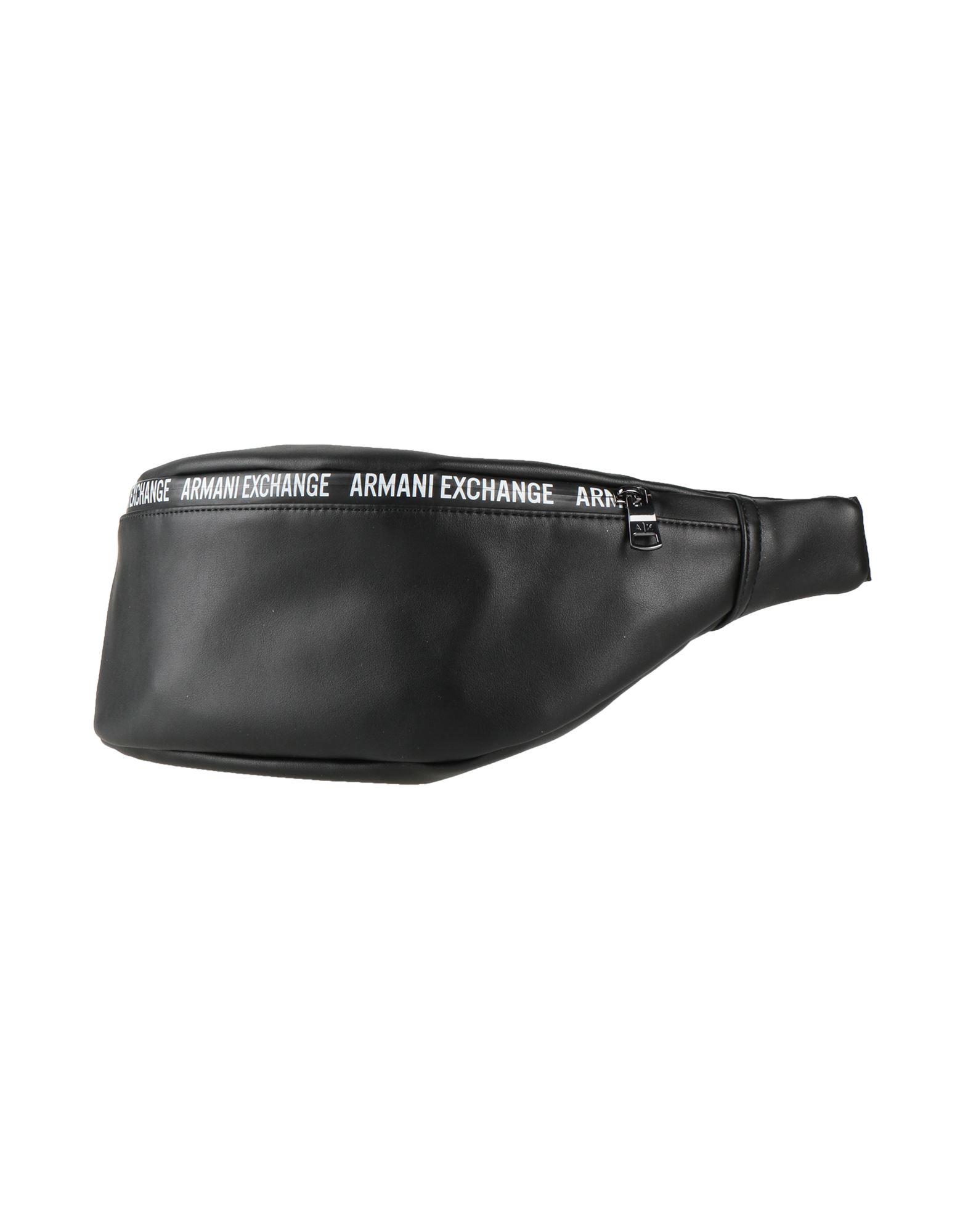 ARMANI EXCHANGE: belt bag in synthetic leather - Black