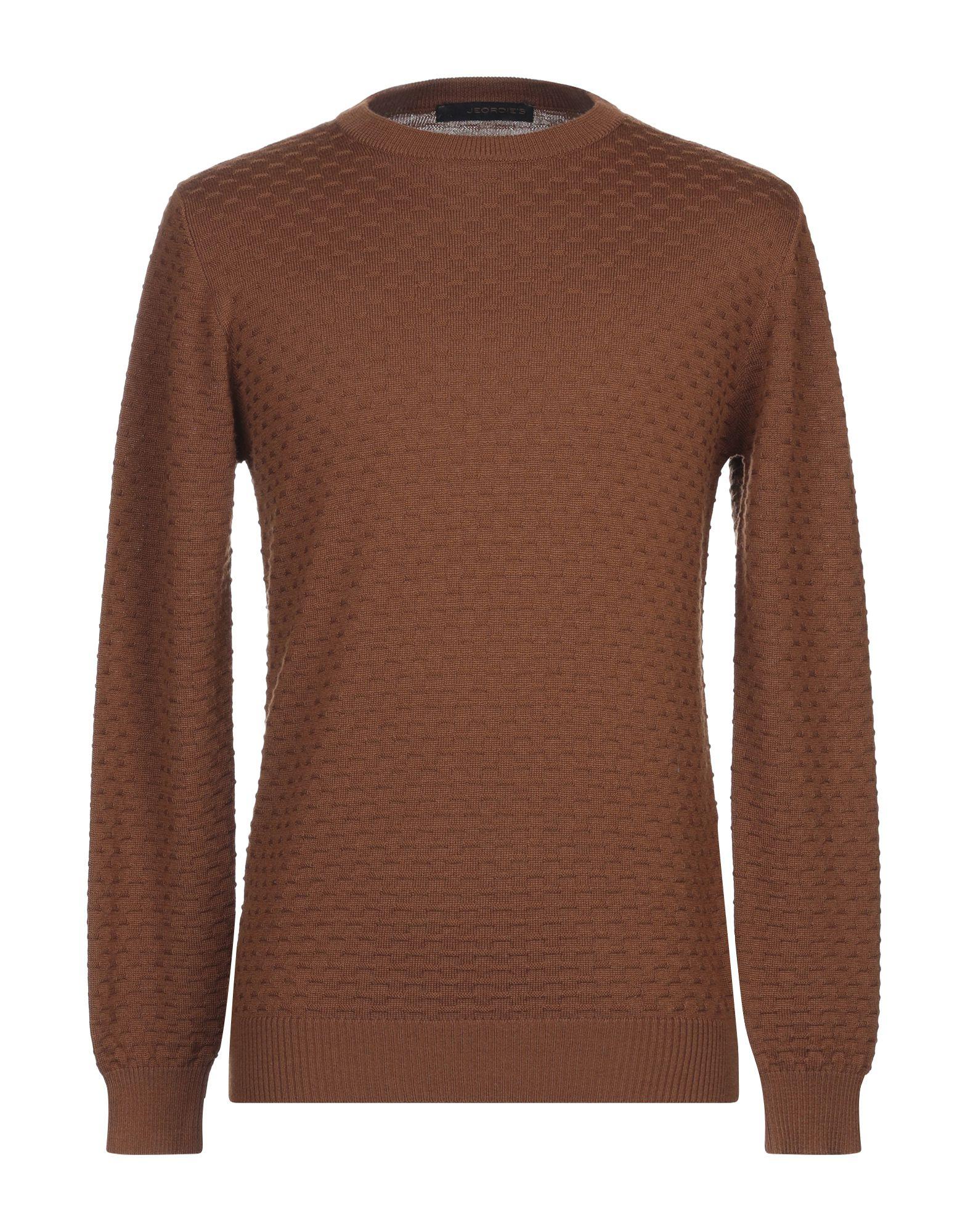 Jeordie's Wool Jumper in Brown for Men Lyst