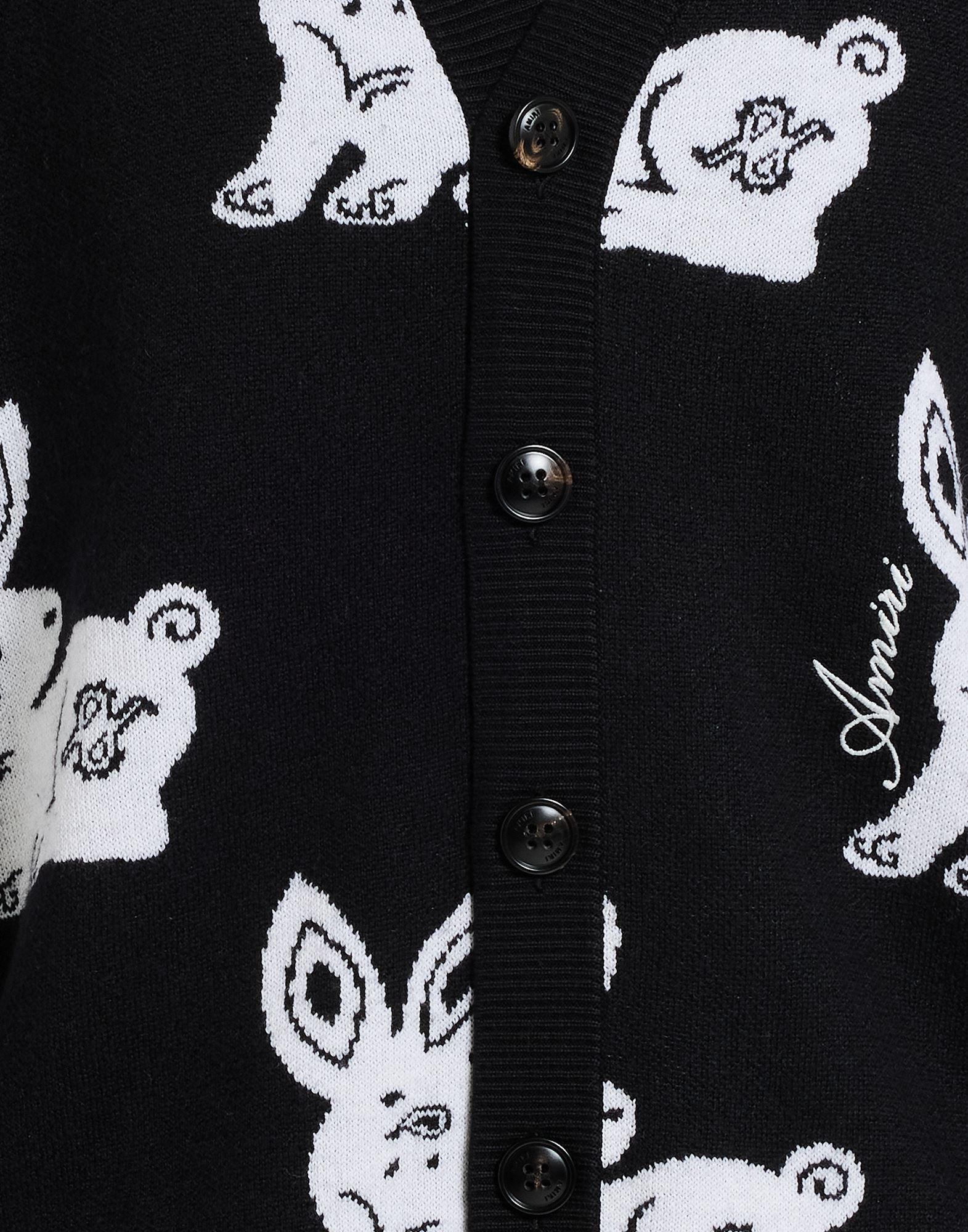 AMIRI カーディガン M ブラック/ホワイト Amiri Cardigan Wool, Silk, Cashmere in Black for Men | Lyst