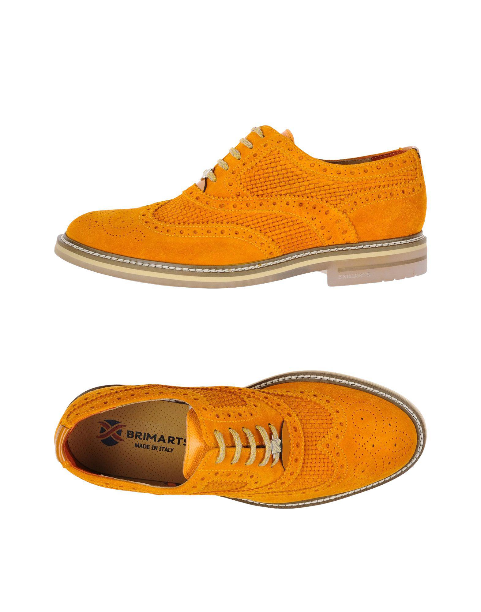 BRIMARTS Laced shoes Orange Men BRIMARTS Laced shoes Orange Men