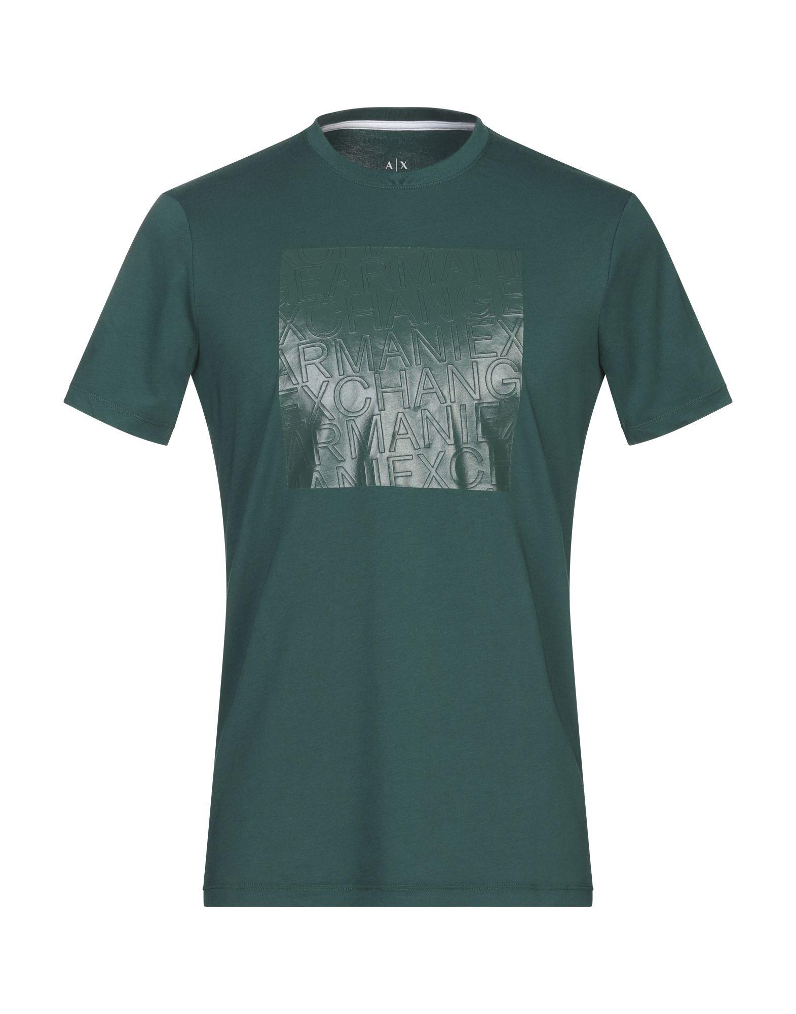 Armani Exchange Cotton Tshirt in Green for Men Lyst