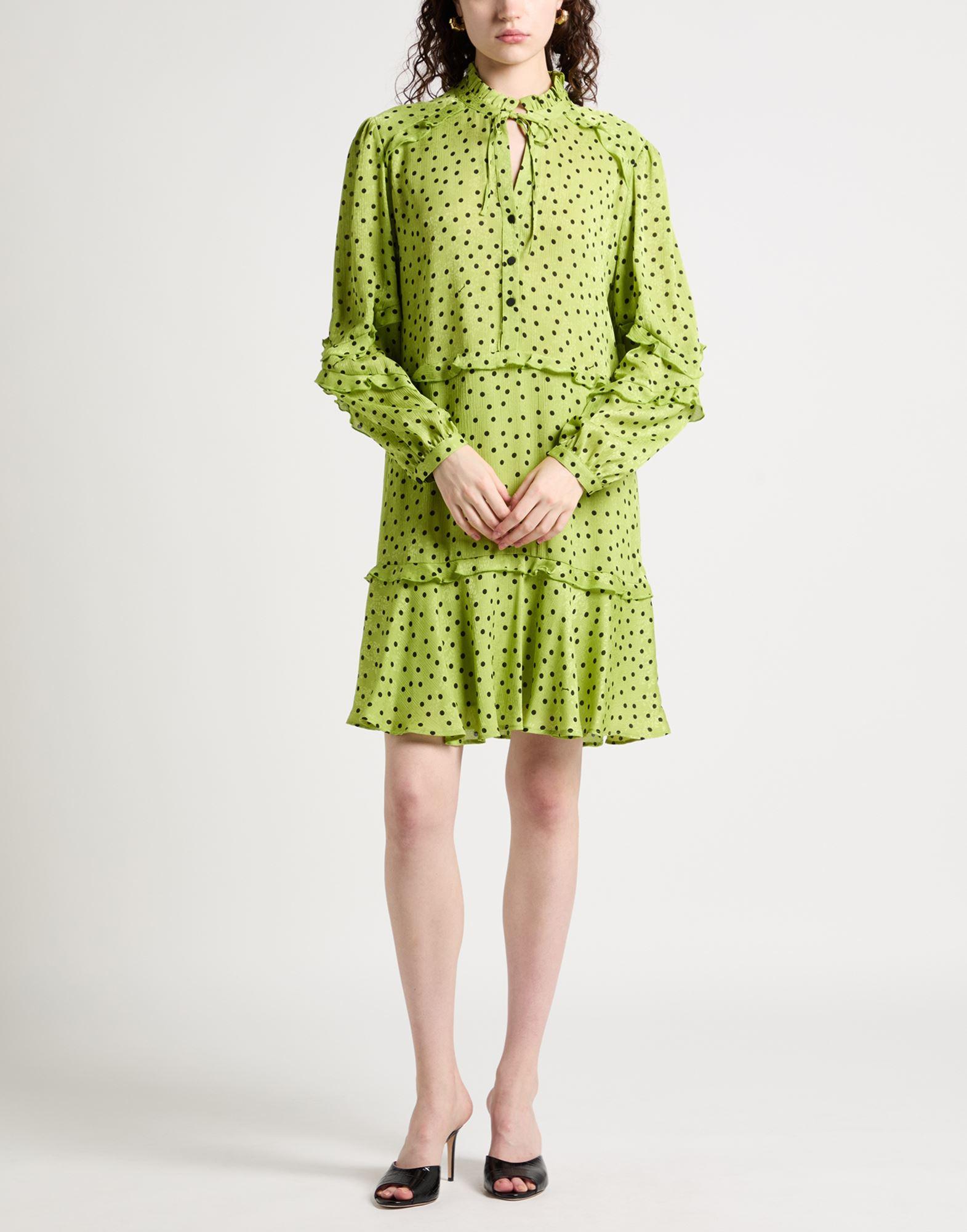 pinko green dress Mini in women's christmas dresses