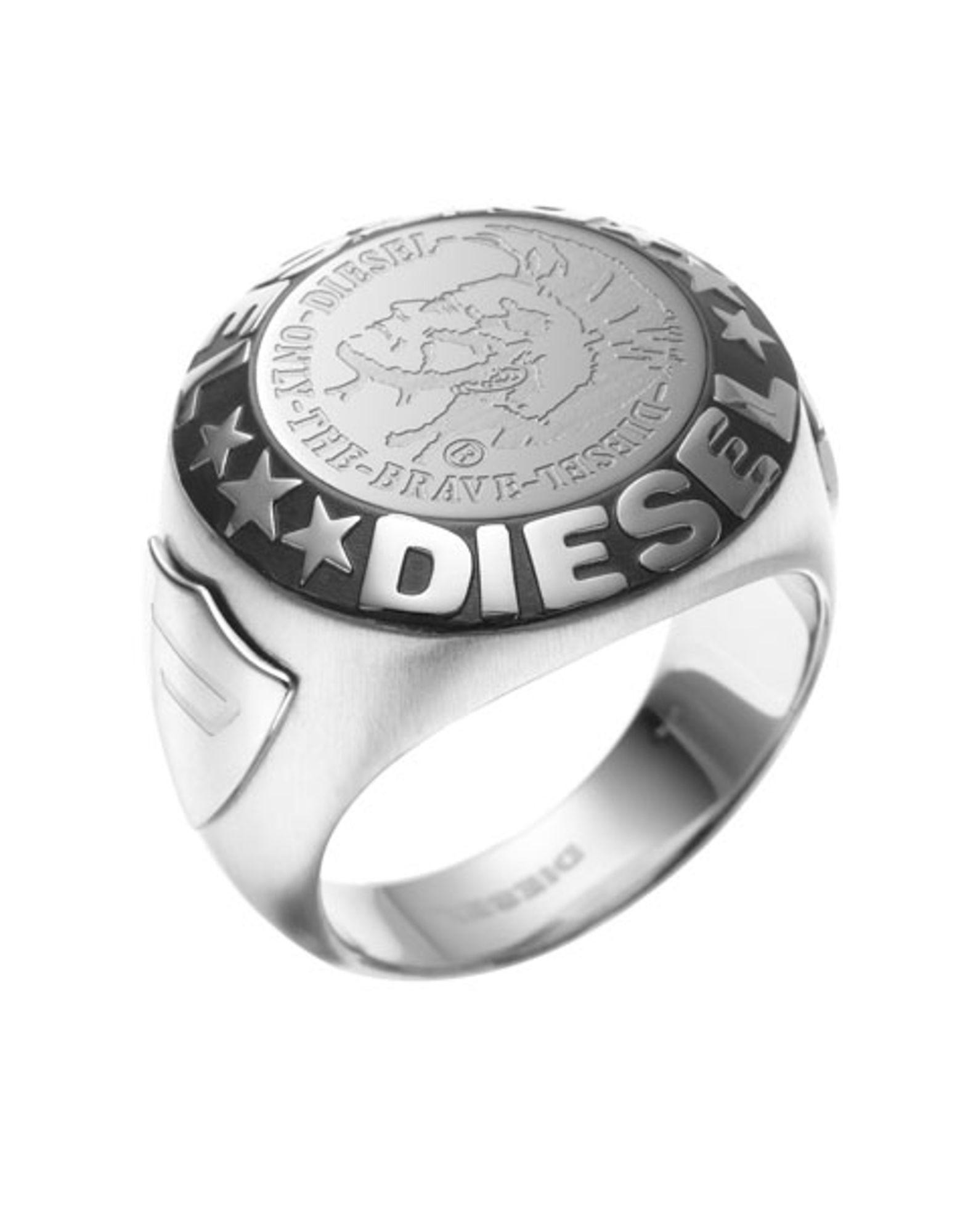 DIESEL Ring in Silver (Metallic) for Men | Lyst