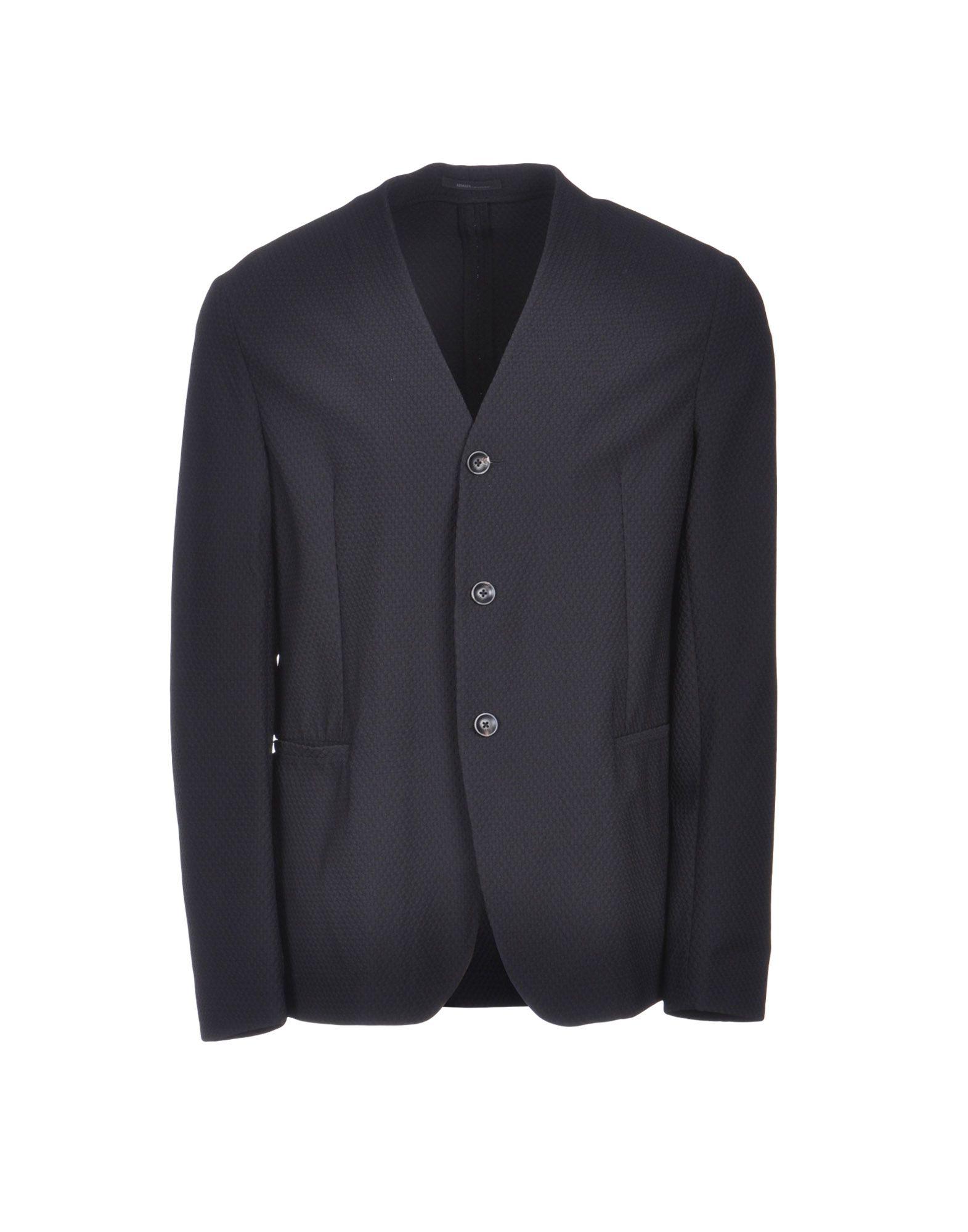 Armani Synthetic Suit Jacket in Black for Men - Lyst