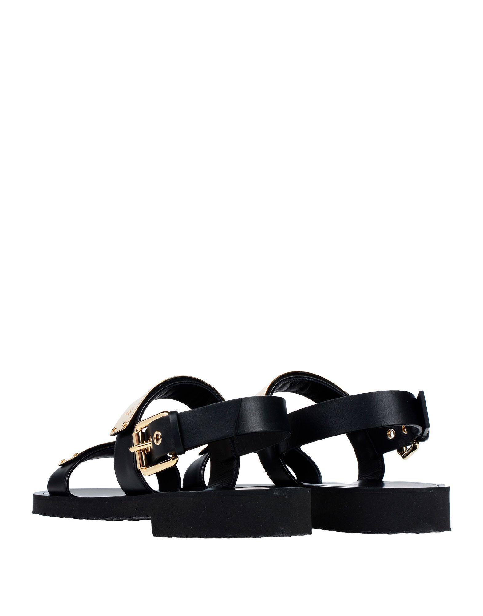 Giuseppe Zanotti Leather Sandals in Black for Men Lyst