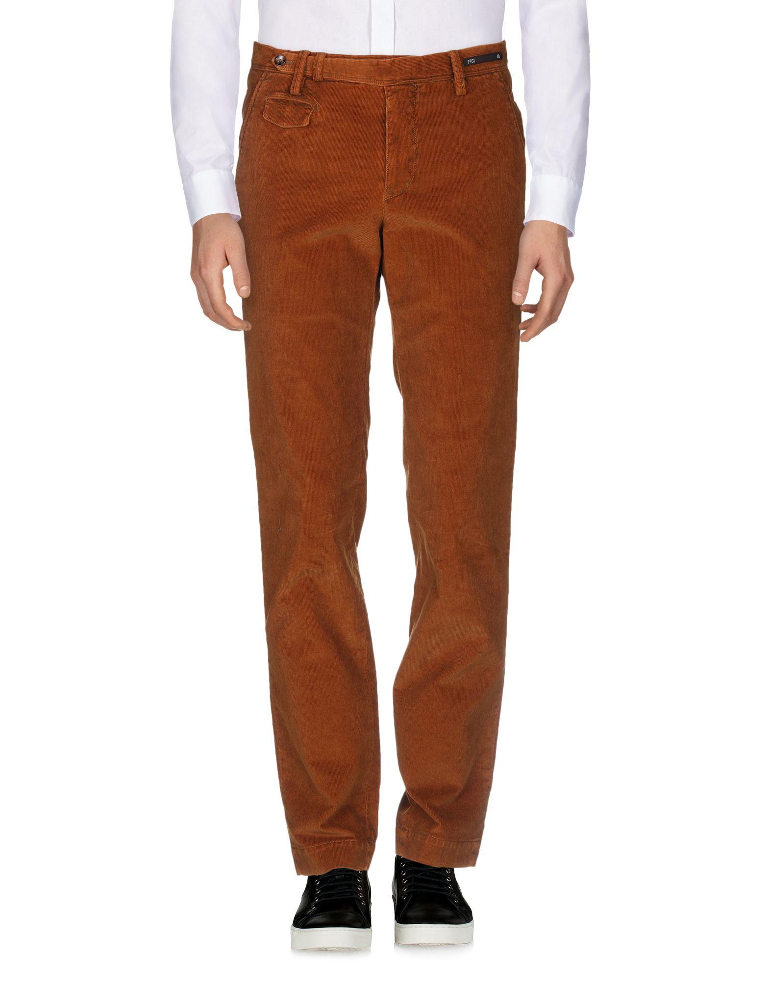 PT01 Velvet Casual Pants in Rust (Brown) for Men - Lyst