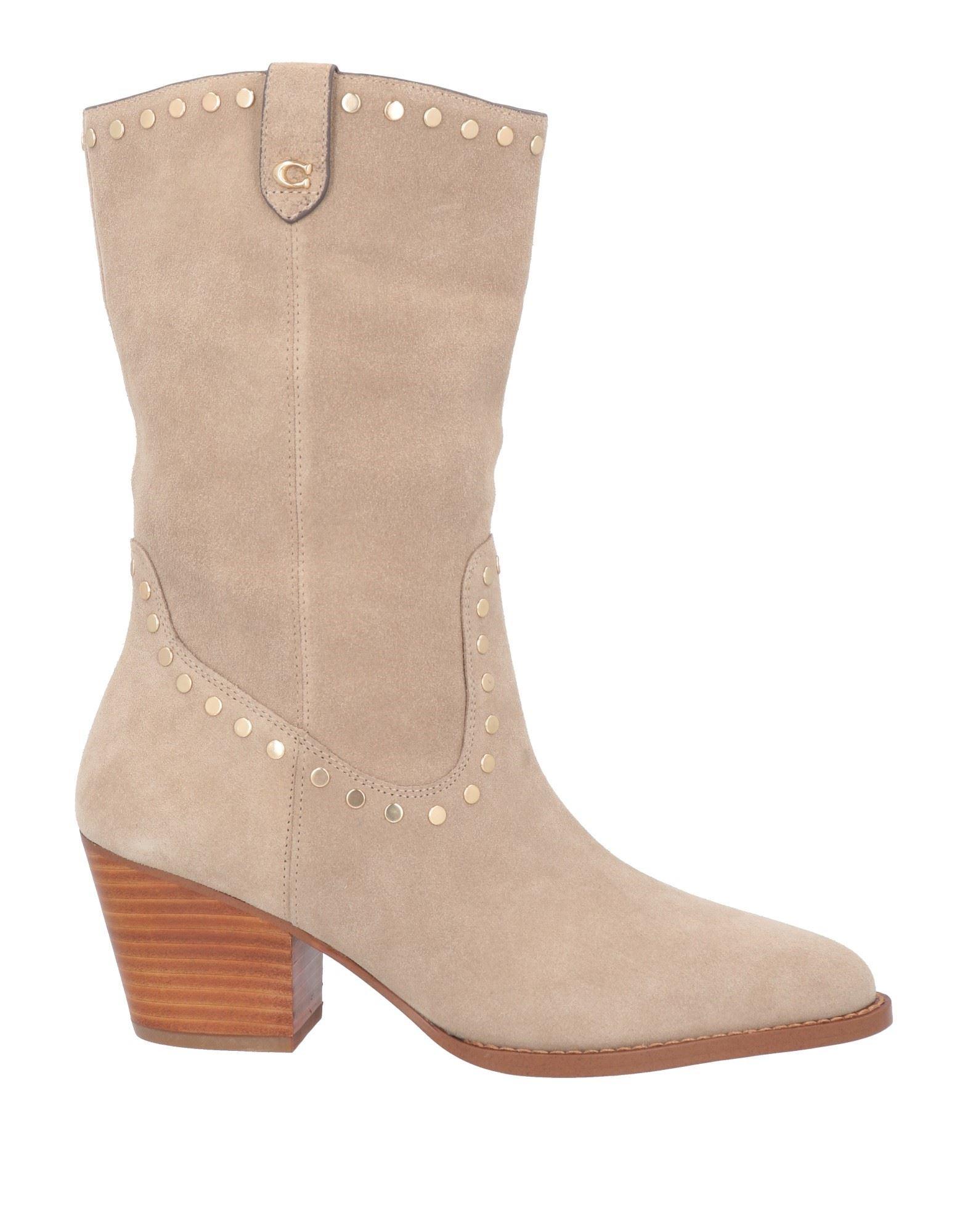 COACH Ankle Boots in Brown | Lyst