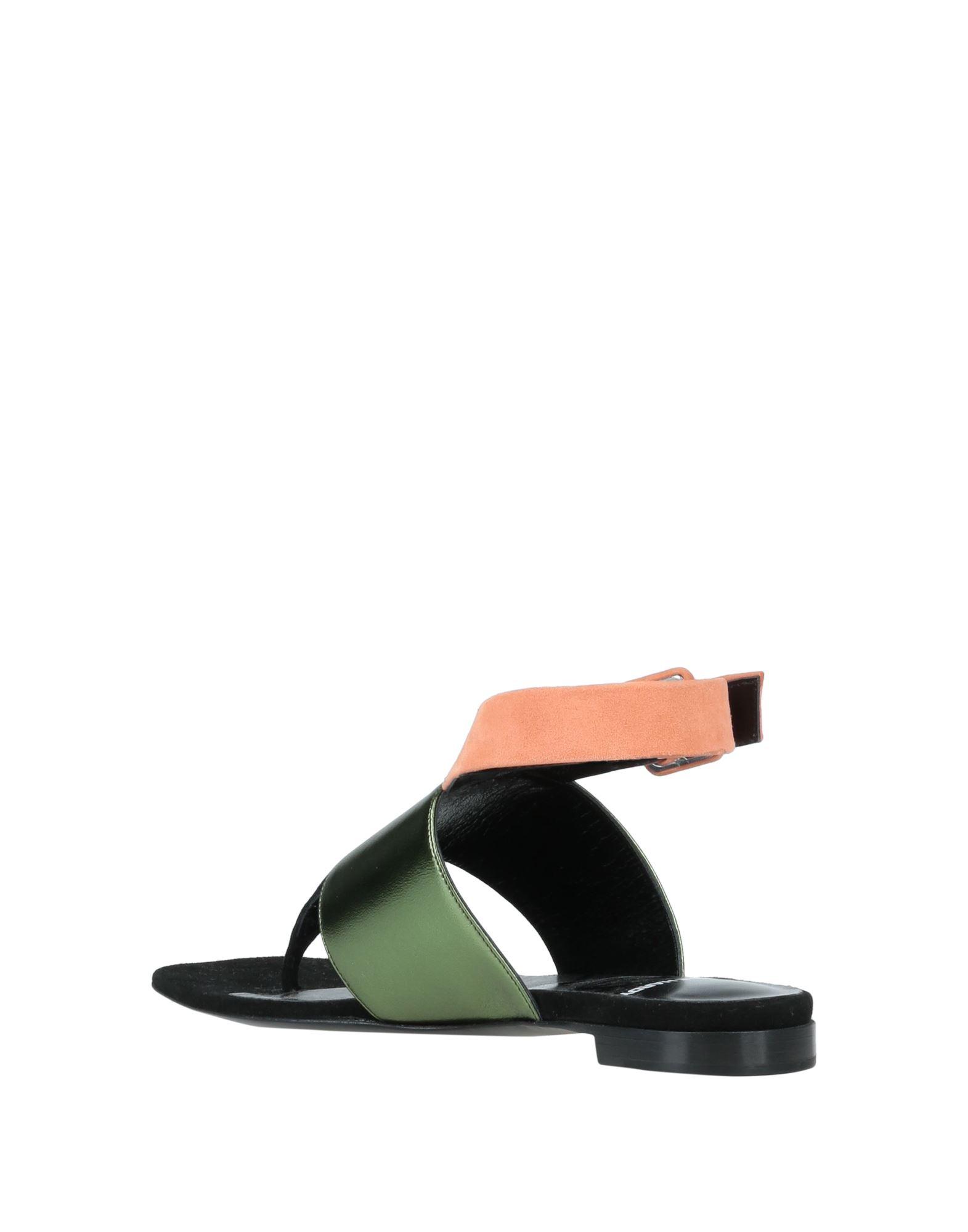 Pierre Hardy Toe Post Sandals in Green | Lyst
