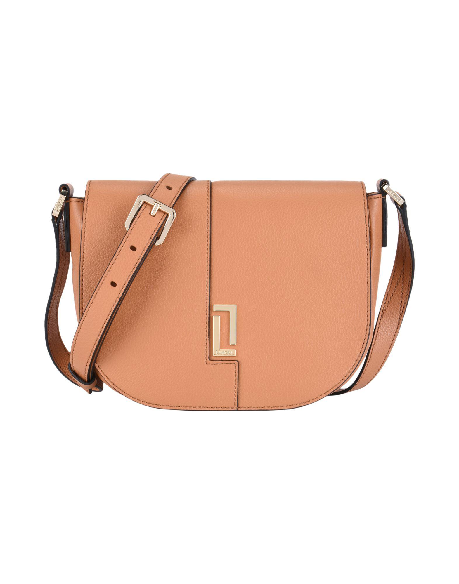 Lancel Leather Cross-body Bag in Camel (Natural) - Lyst