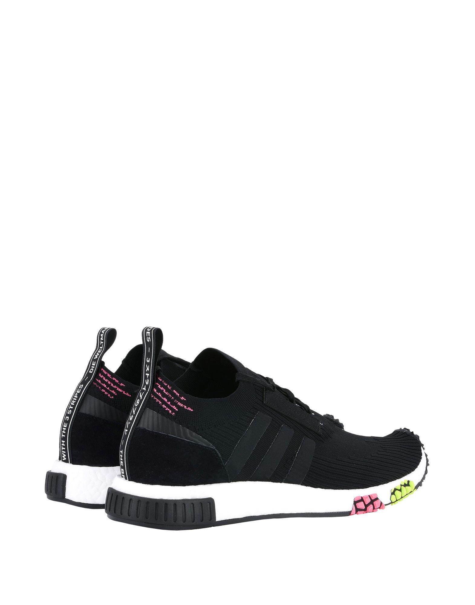 adidas Originals Leather Low-tops & Sneakers in Black for Men - Lyst