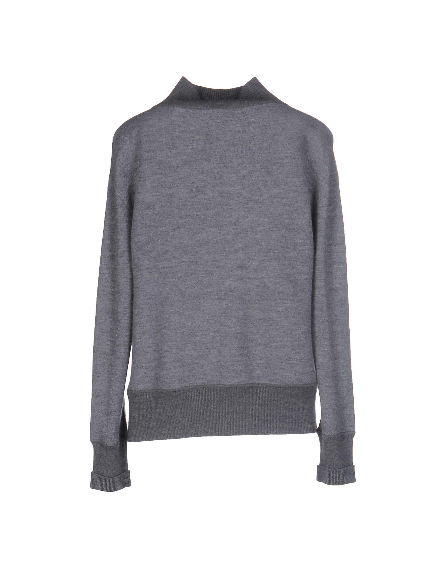 Burberry Wool Turtleneck in Grey (Gray) - Lyst