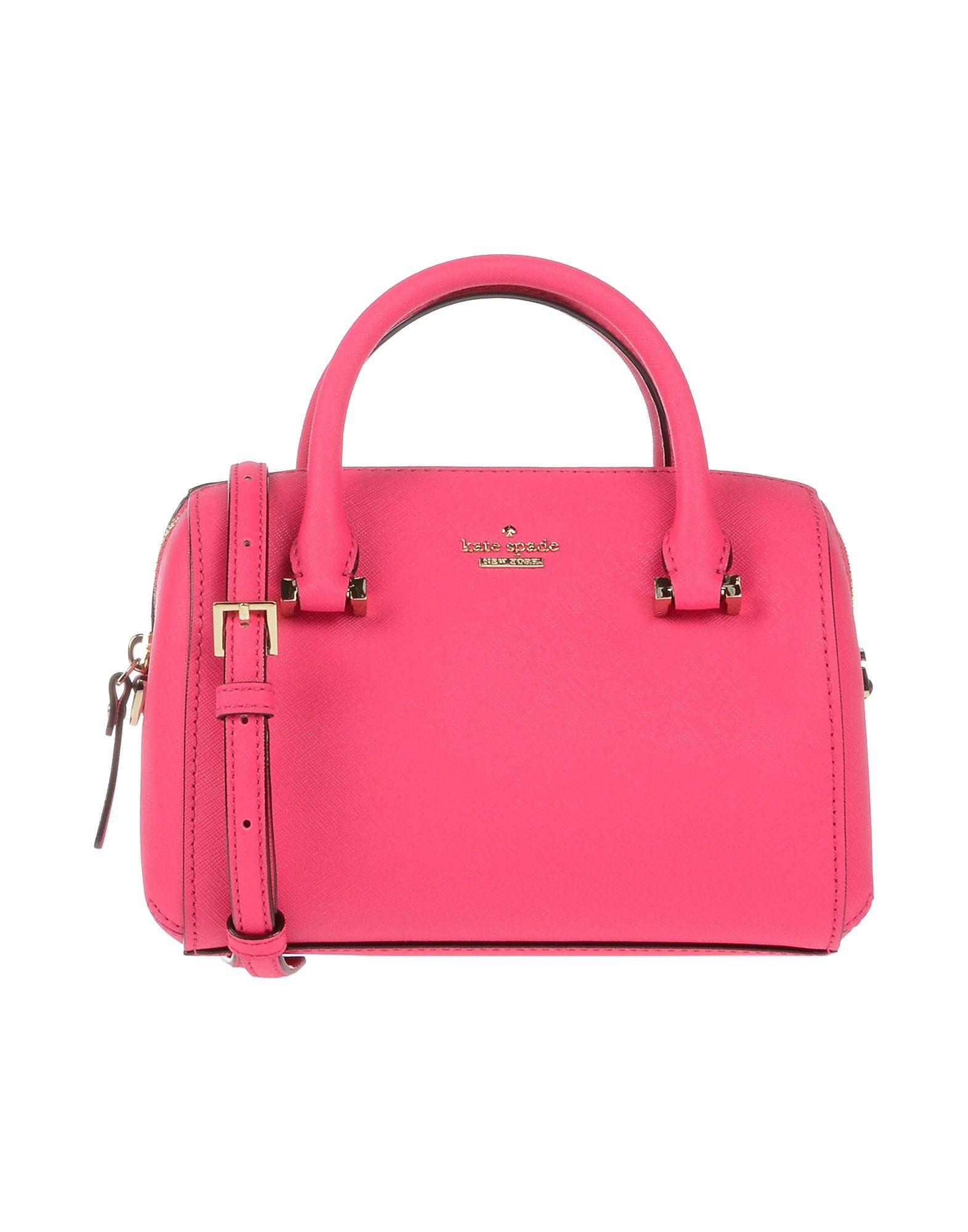 Kate Spade Leather Handbag in Fuchsia (Pink) Lyst
